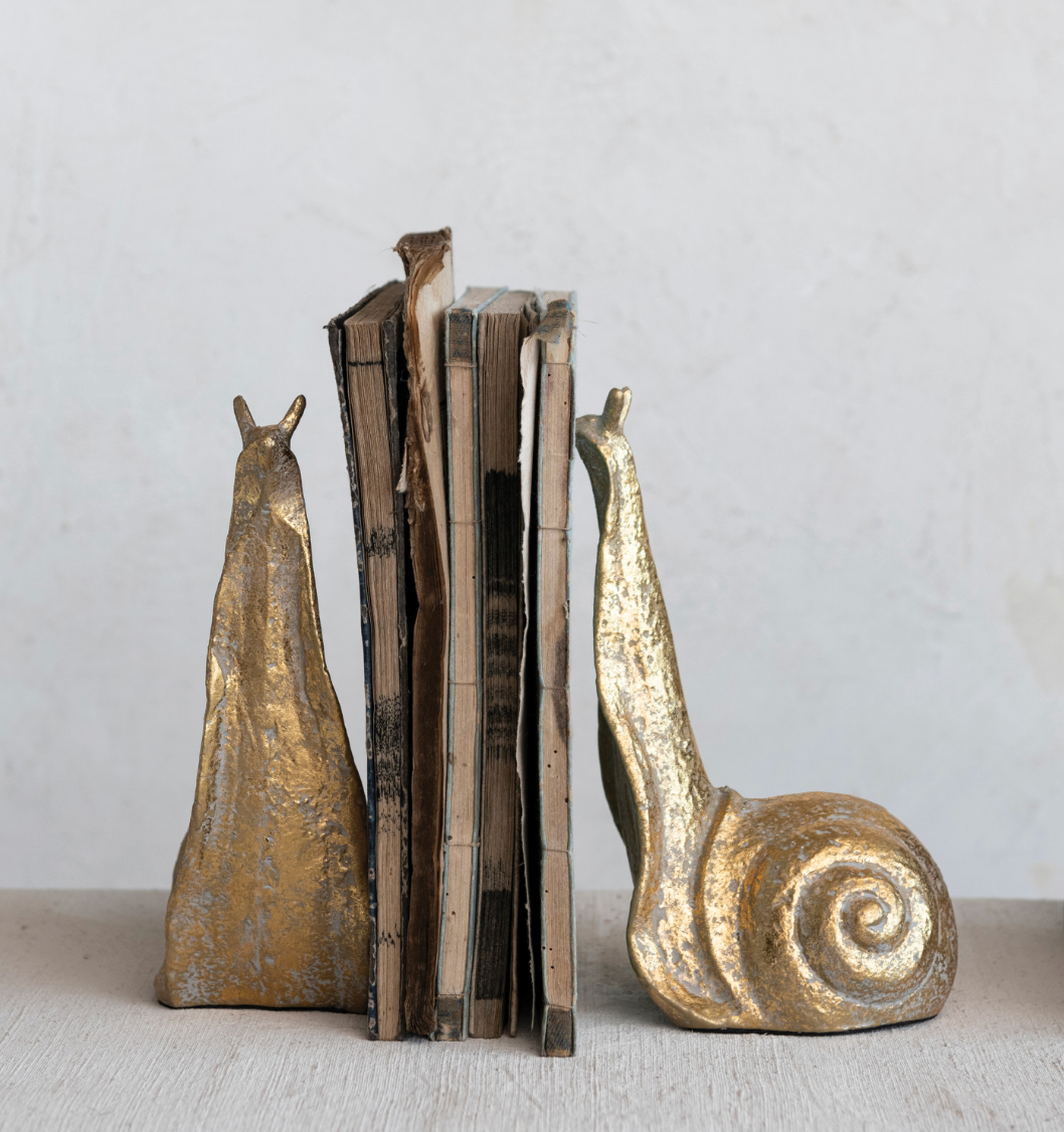 Snail Bookend