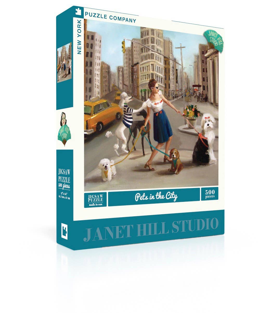 Pets in the City 500 Piece Puzzle