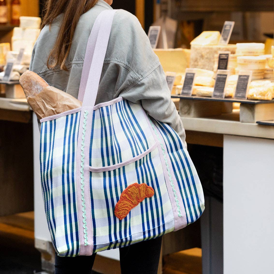 Croissant Tote Bag