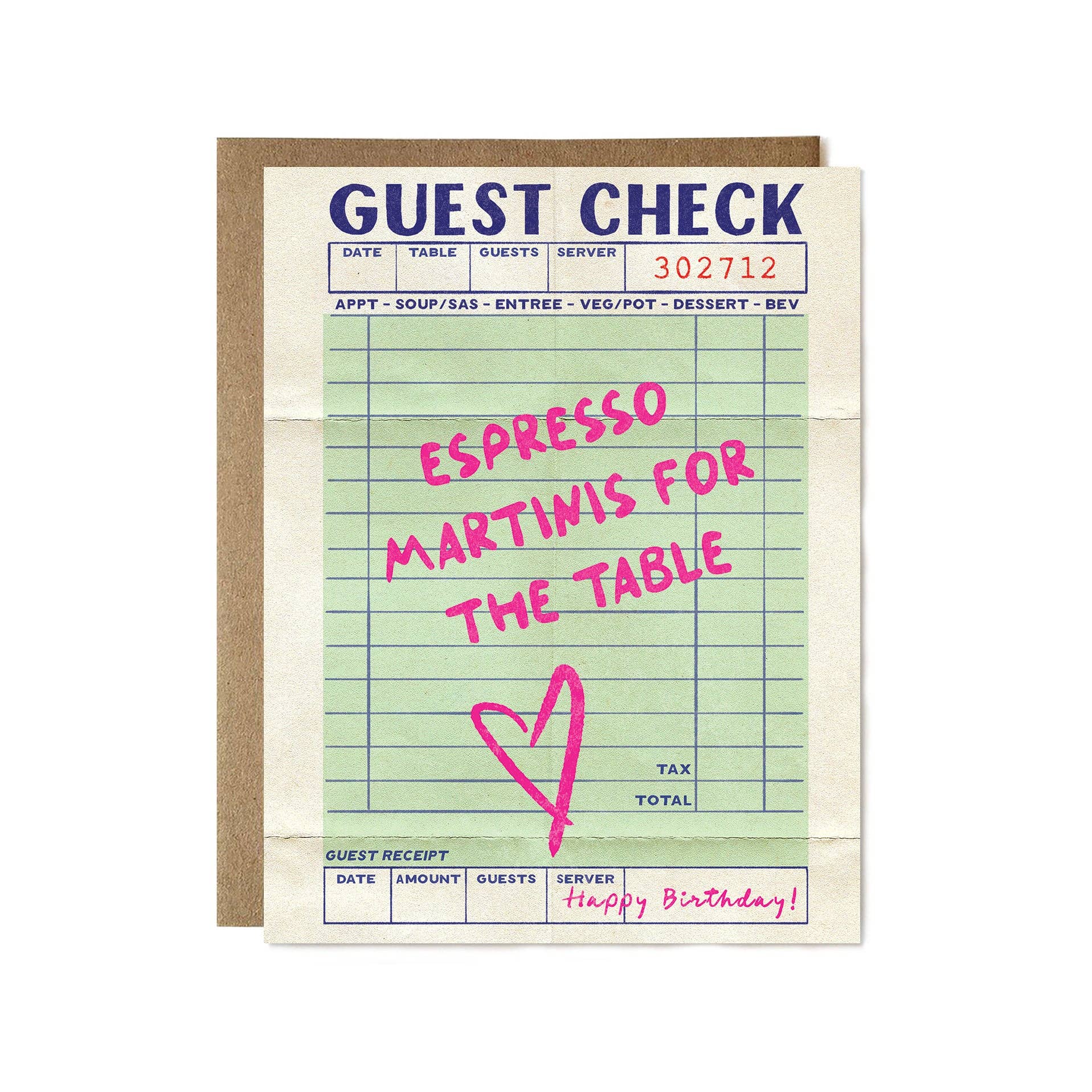 Espresso Martini Card