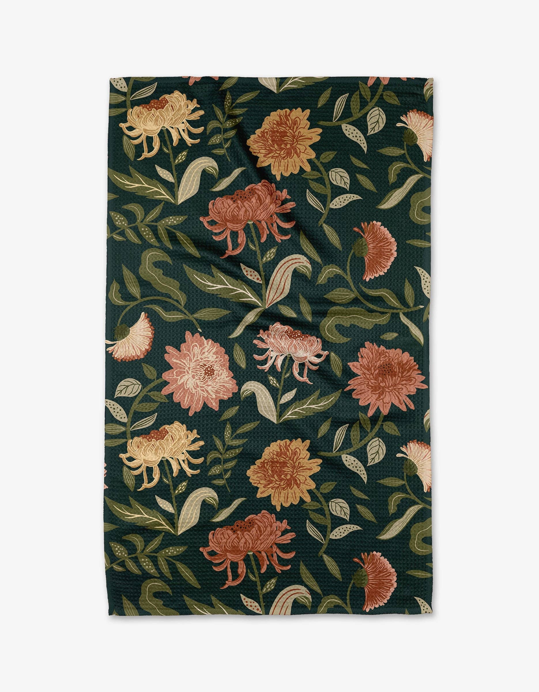 Chrysanthemums Tea Towel