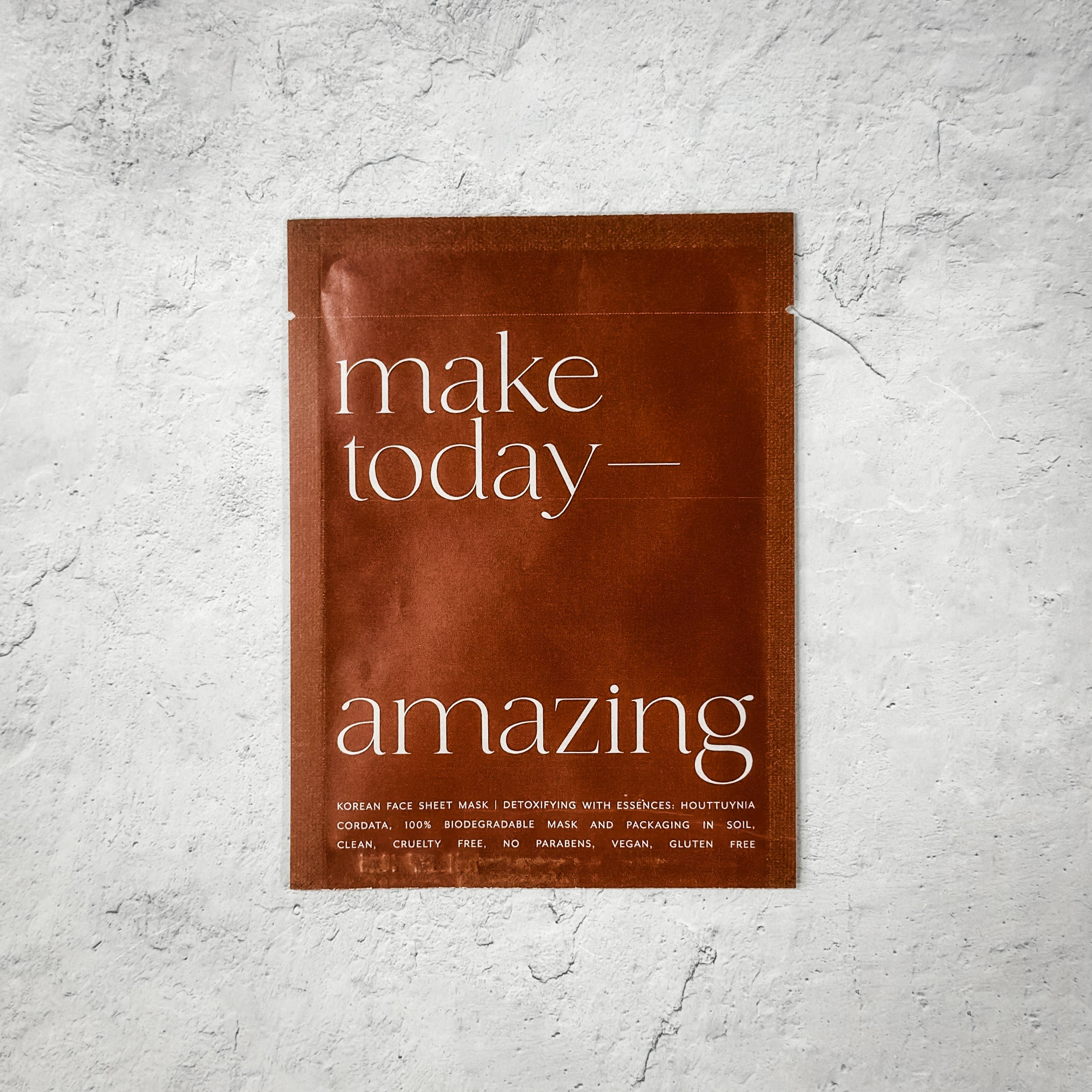 Make Today Amazing Face Mask