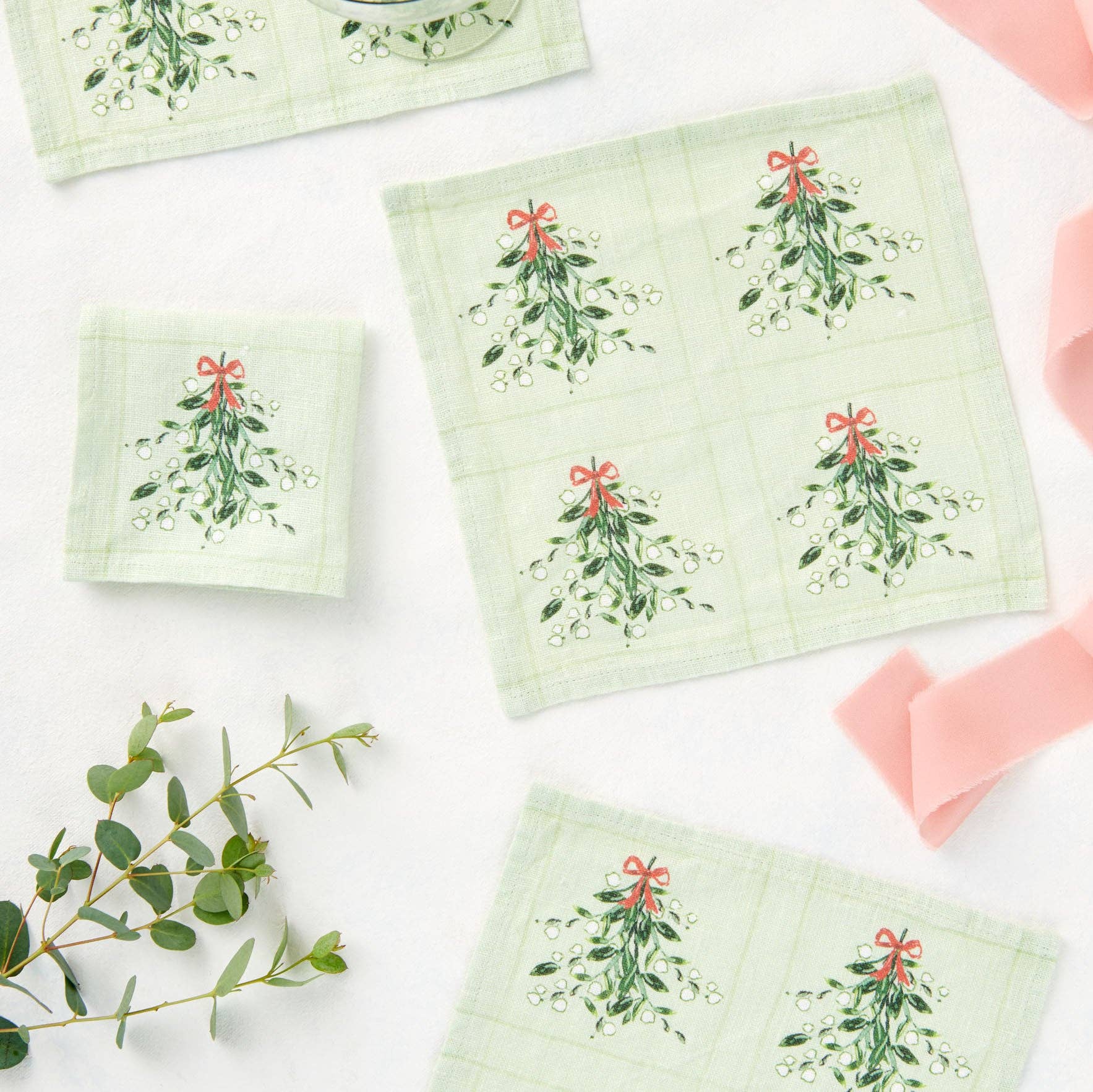 Mistletoe Cocktail Napkins