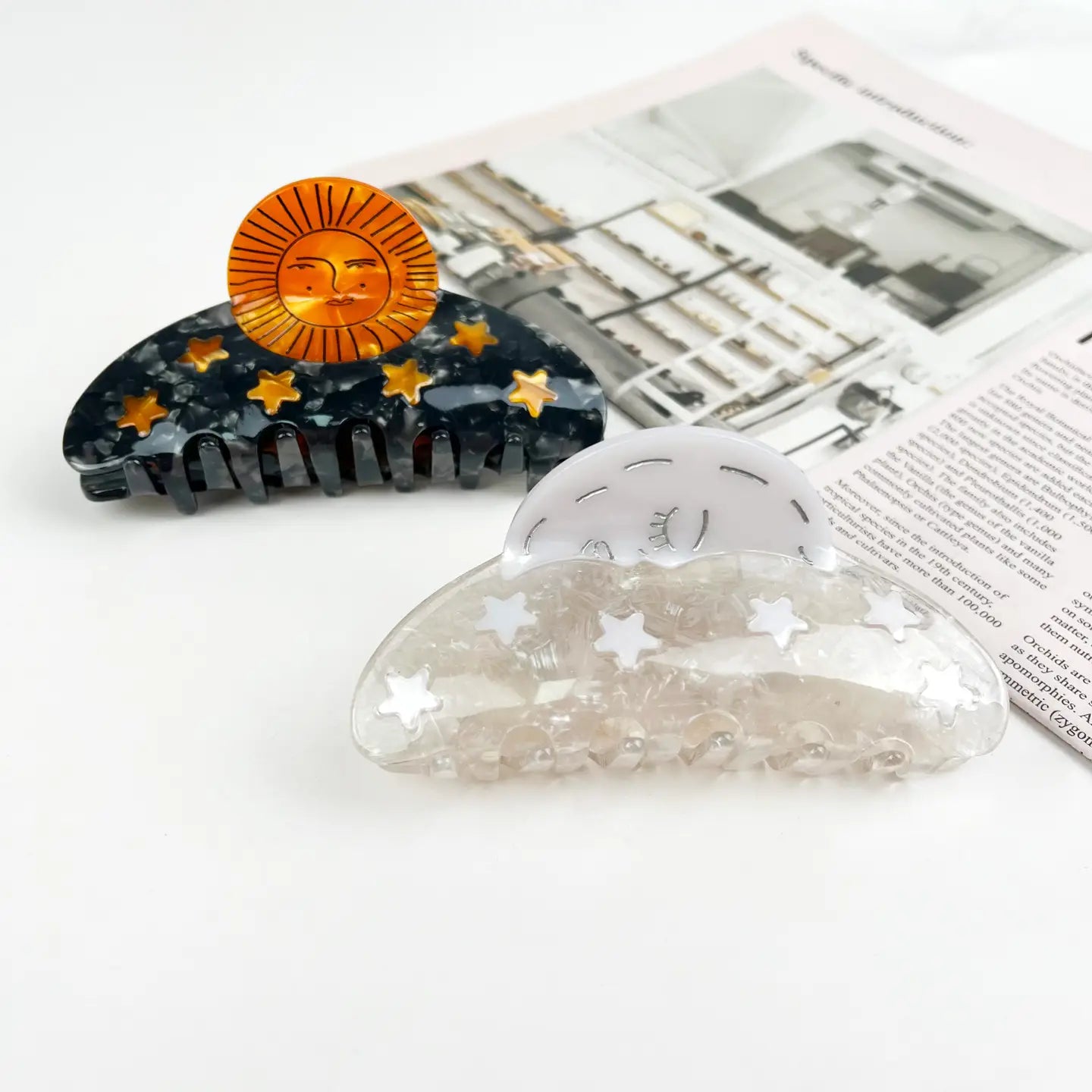 Sun and Moon Hair Claws