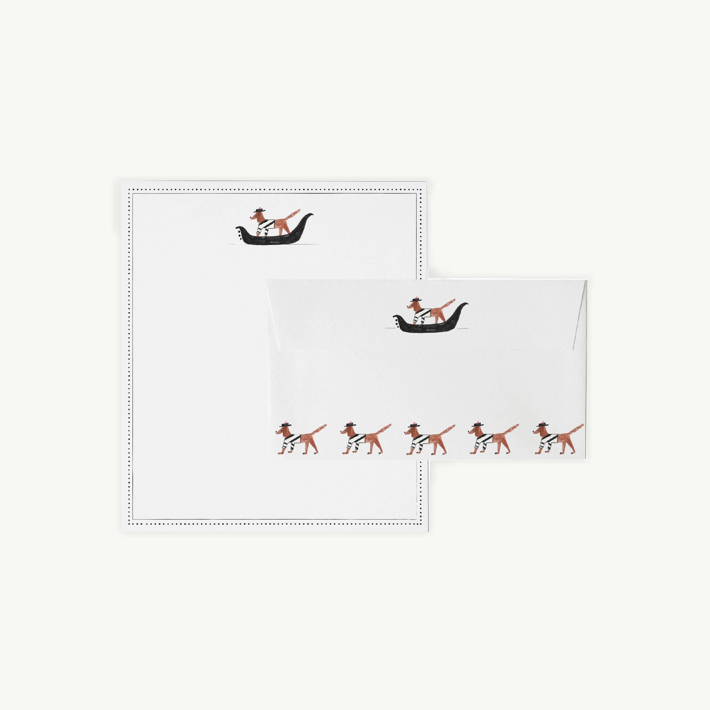 Gondola Pup Letterhead Set