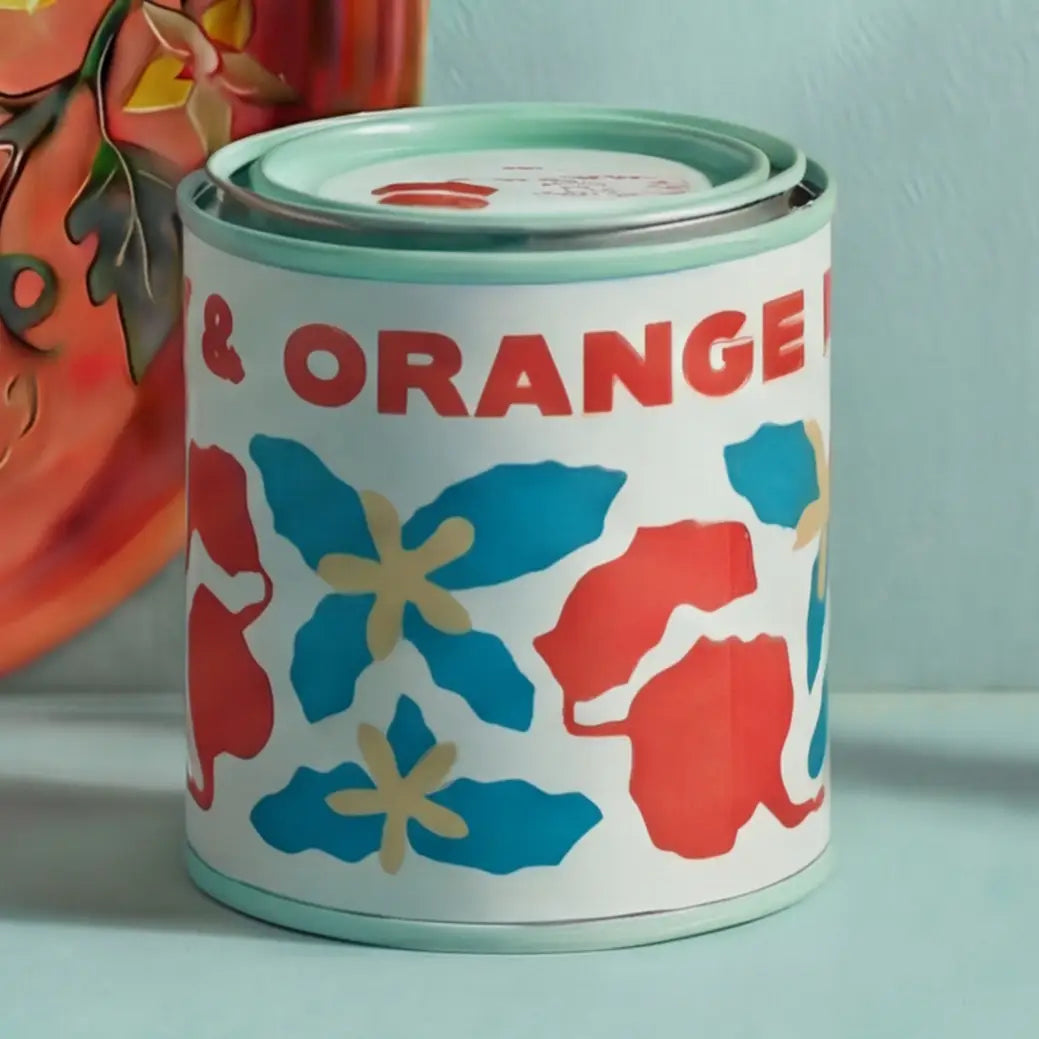 Beet & Orange Blossom Market Tin Candle