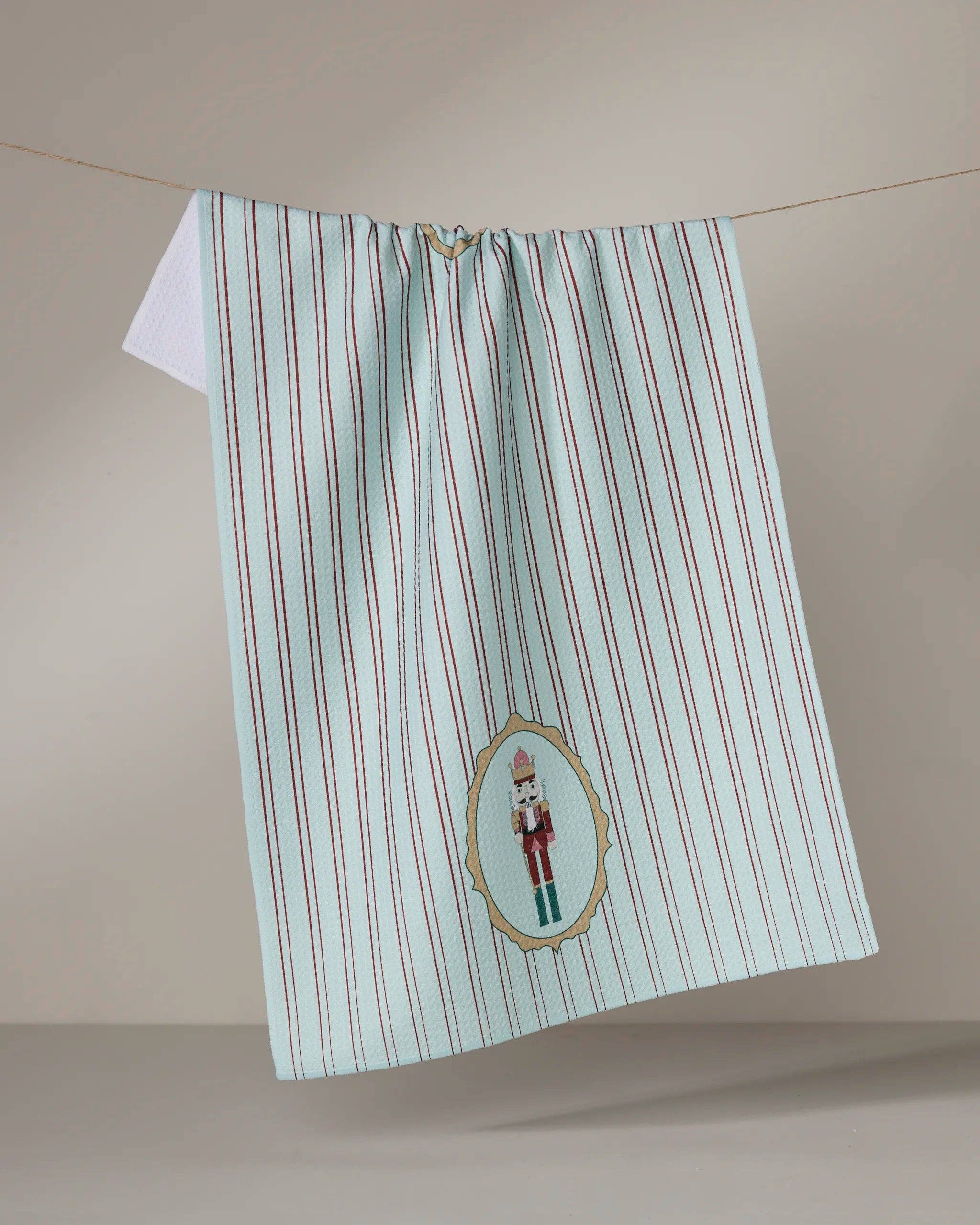 Nutcracker Stripe Tea Towel