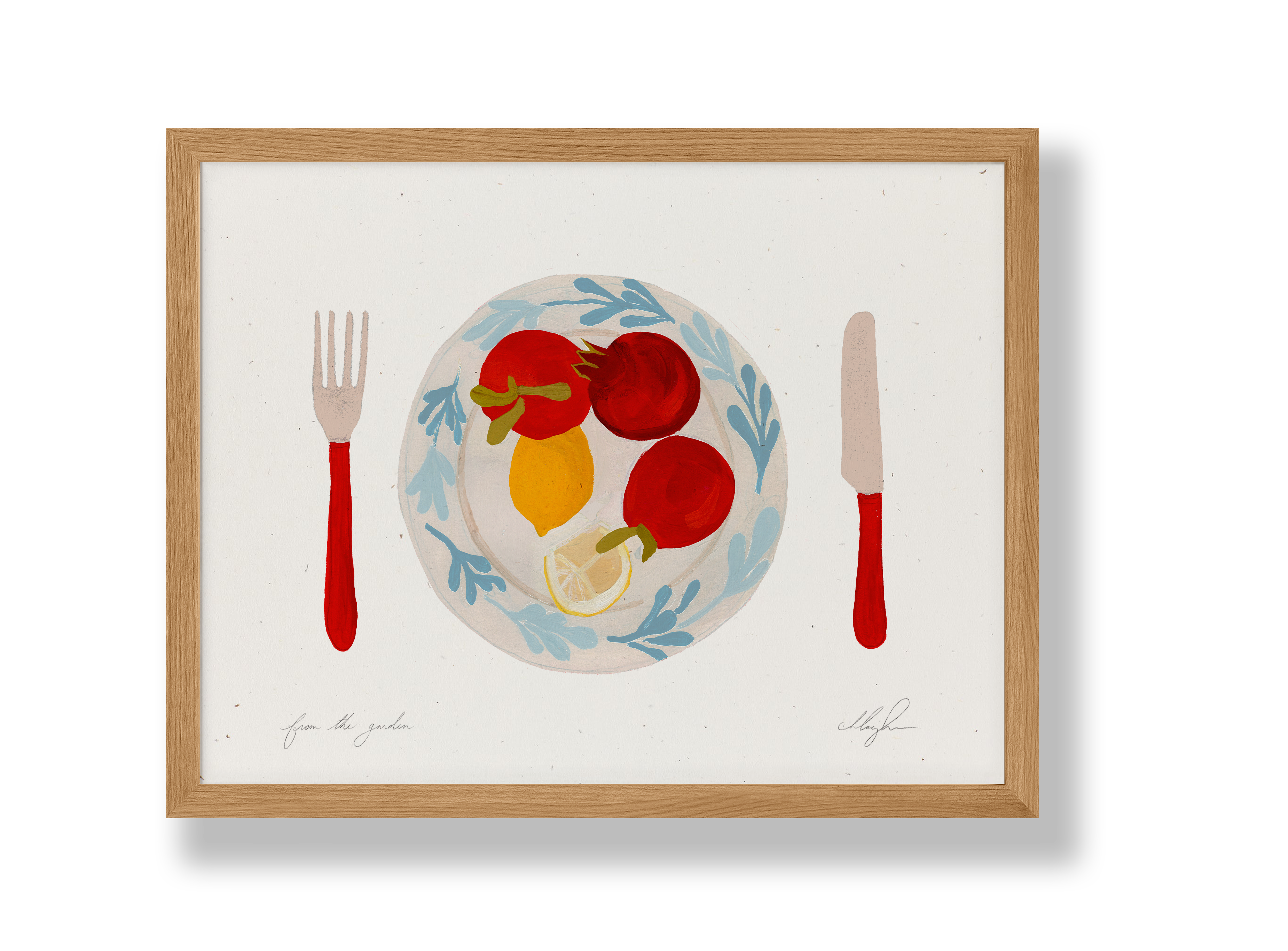 From The Garden Print