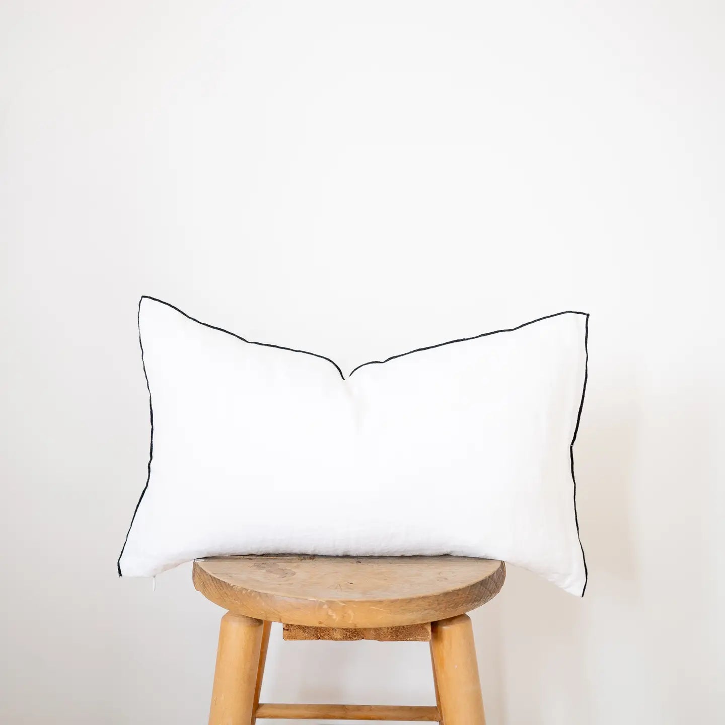 Edged Linen Pillow