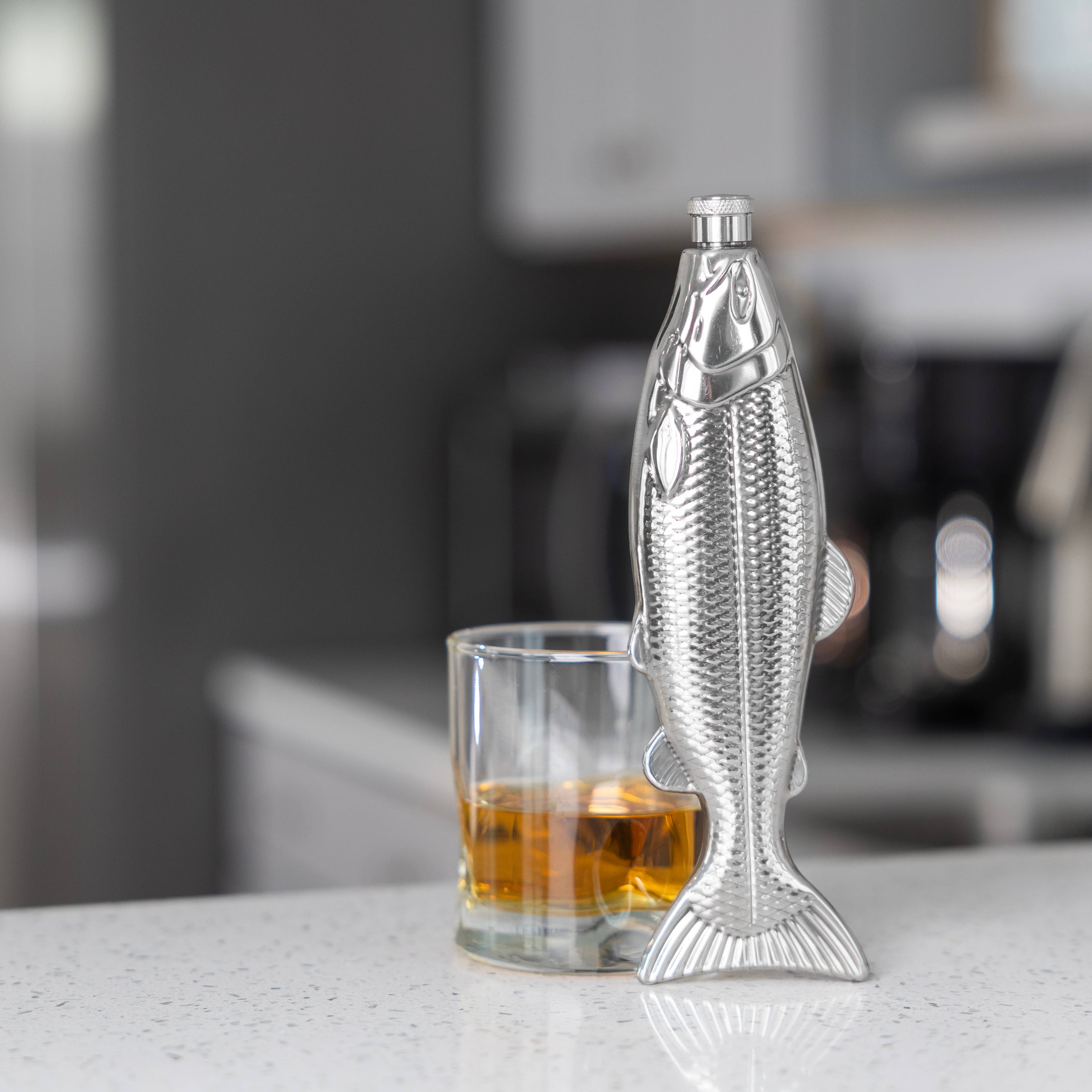 Stainless Steel Fish Flask