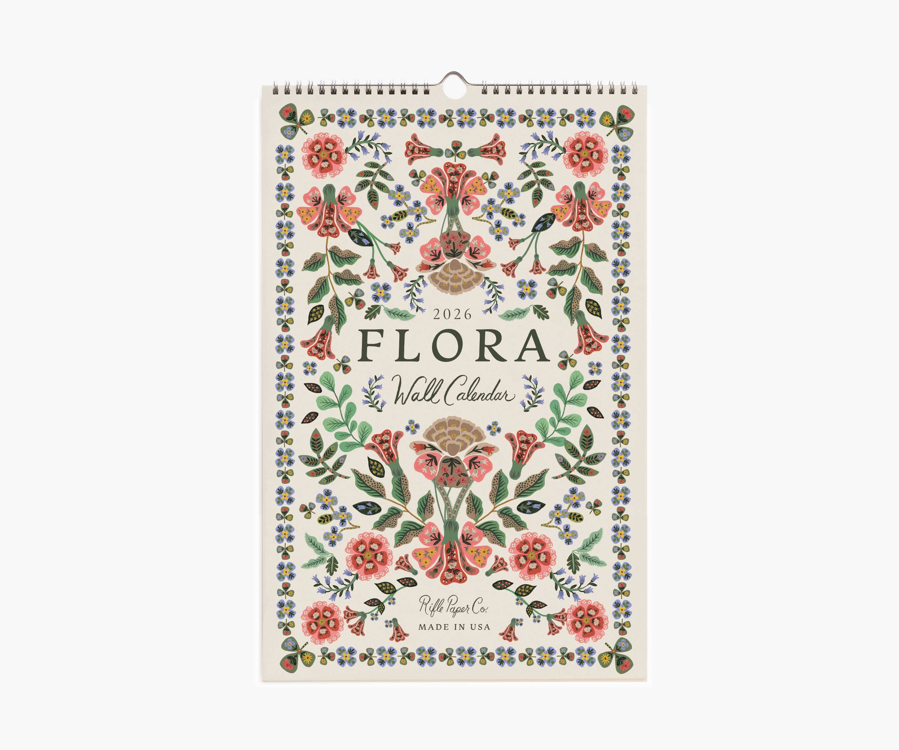 2026 Flora Wall Calendar