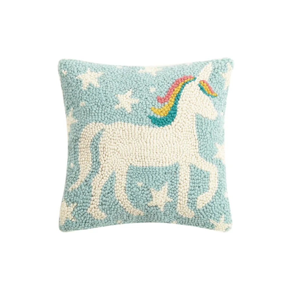 Unicorn and Stars Hook Pillow