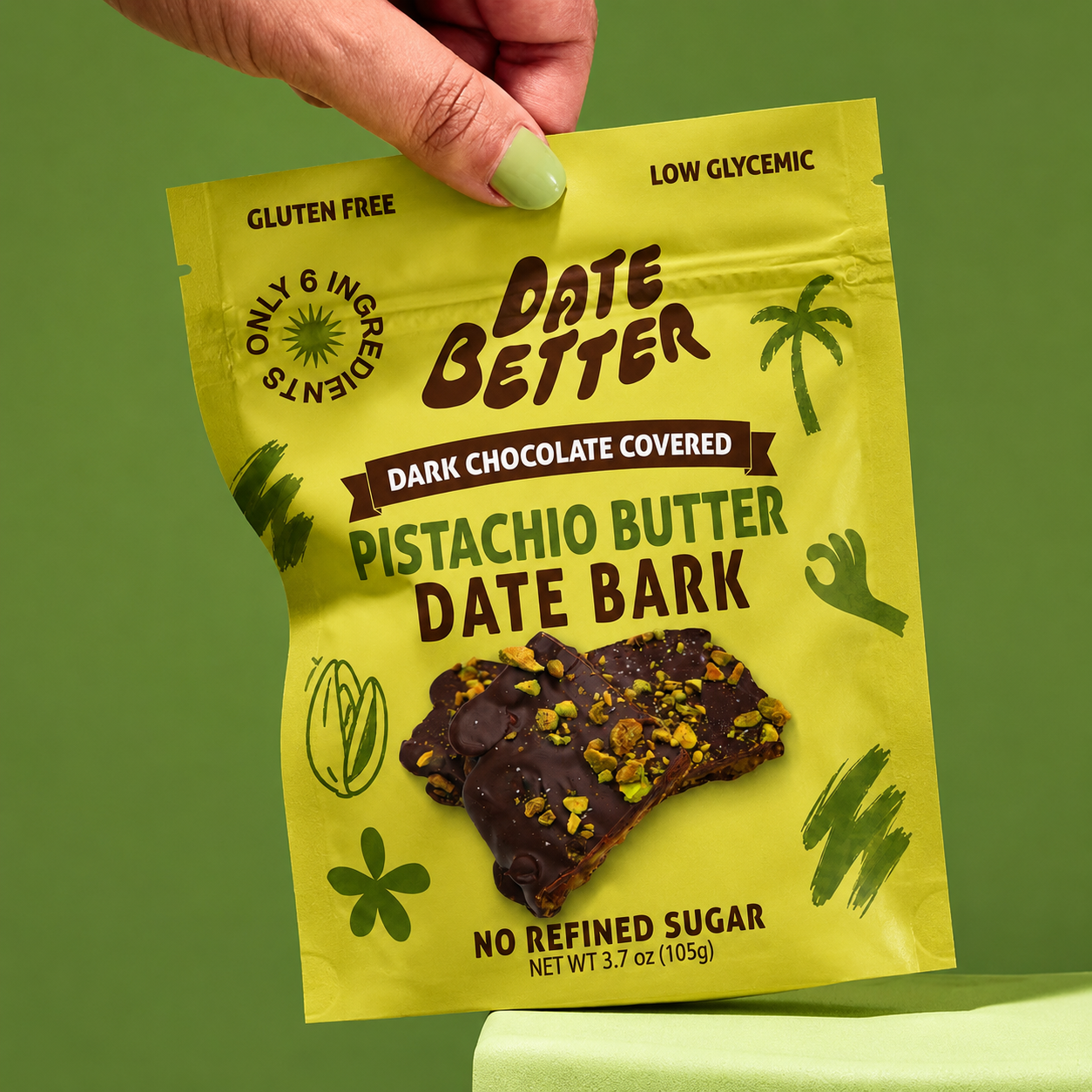 Pistachio Date Bark