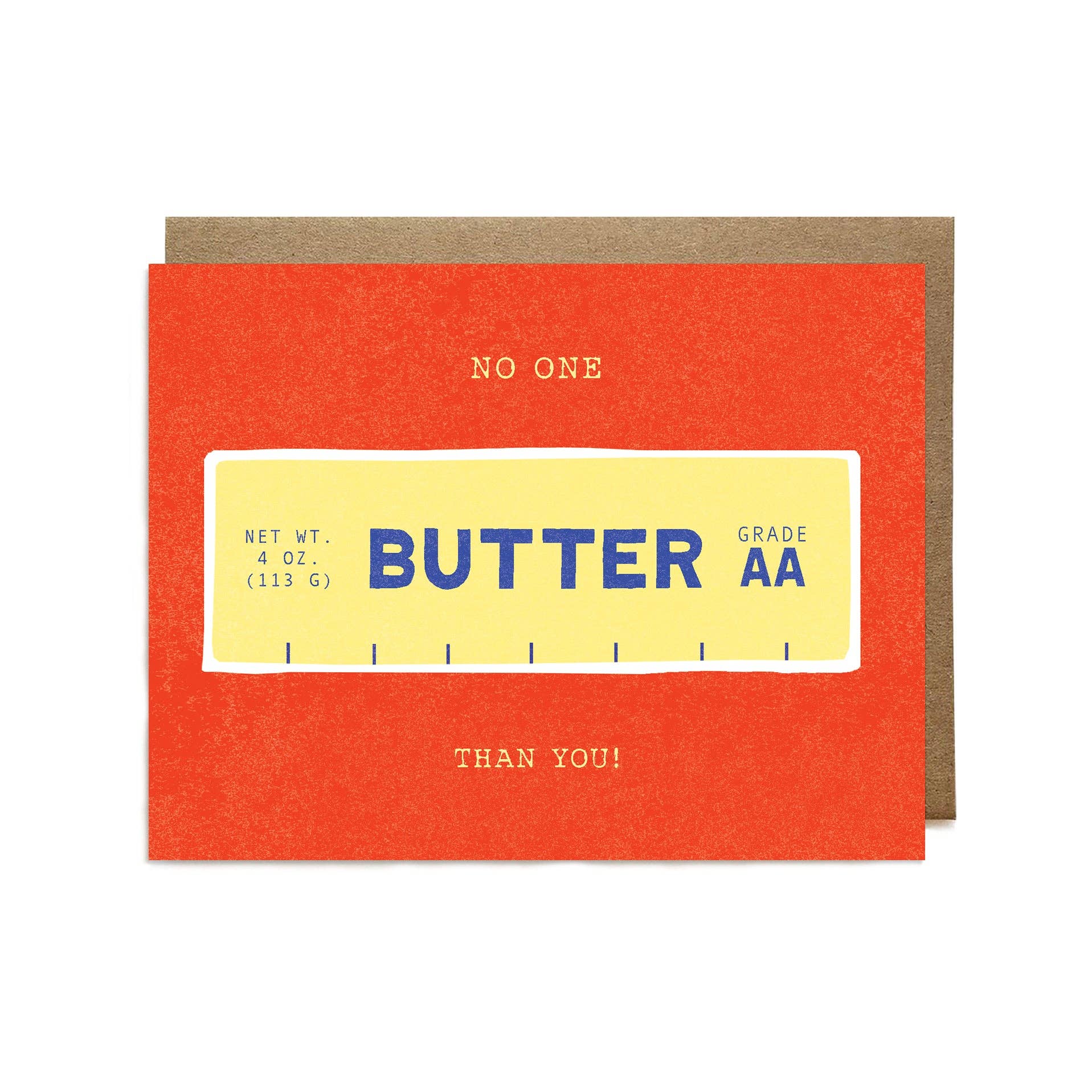 No One Butter Card