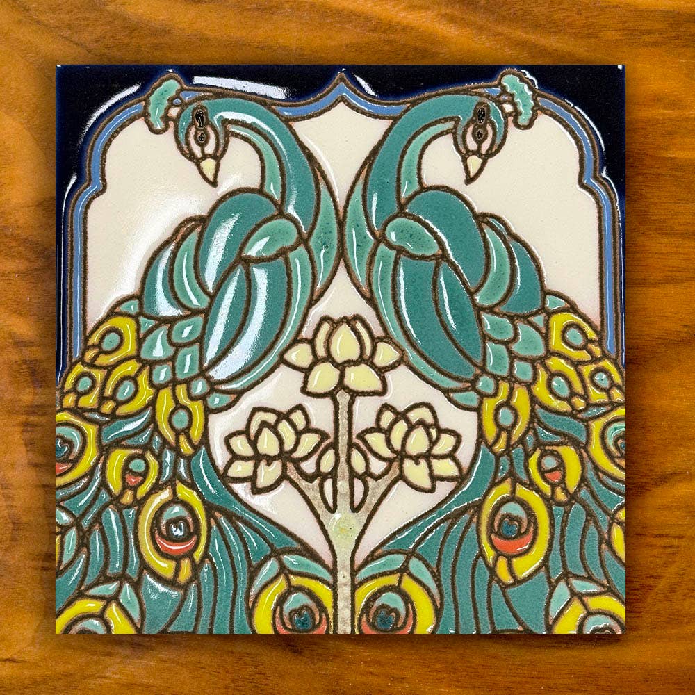 Regal Peacocks Tile
