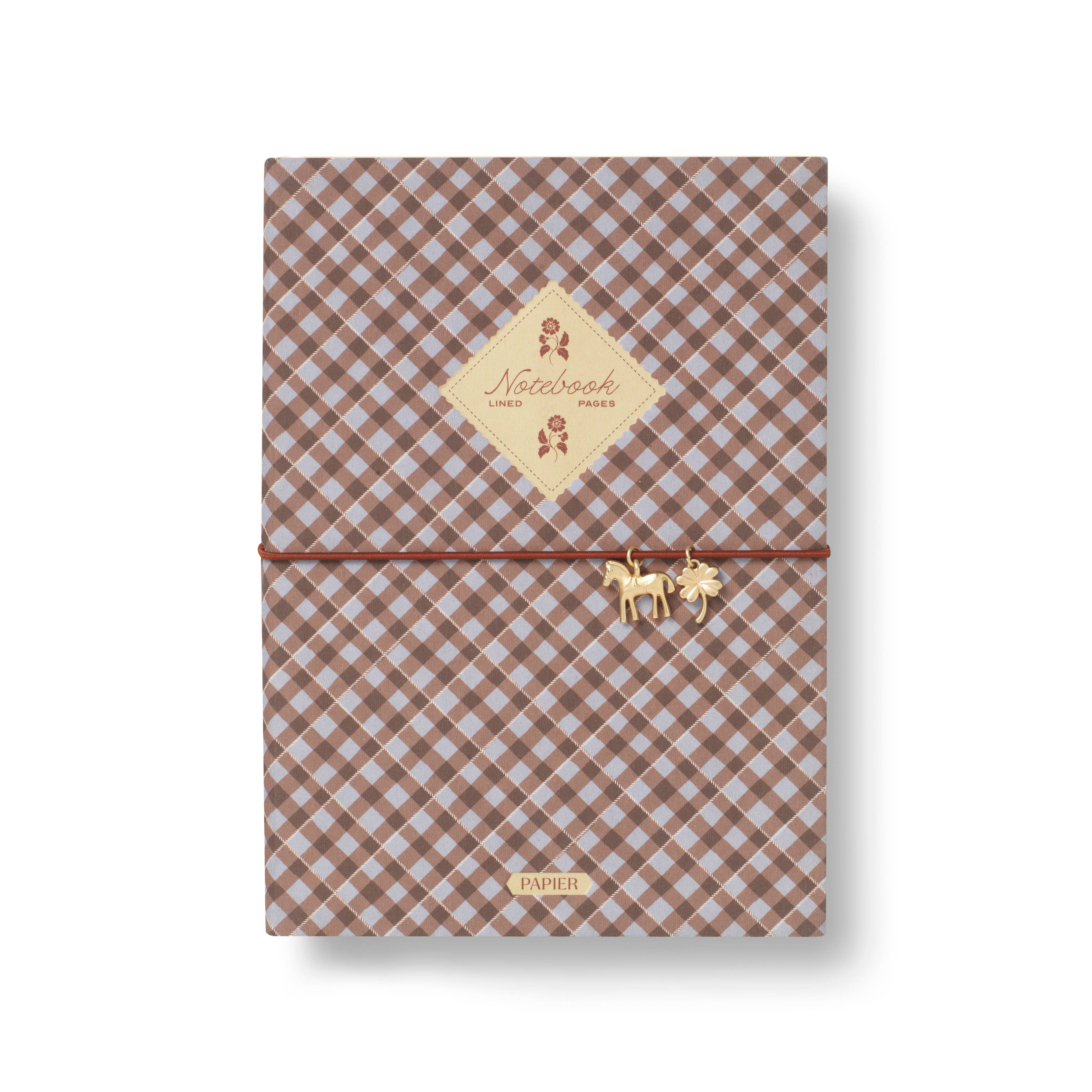 Plaid Lined Notebook
