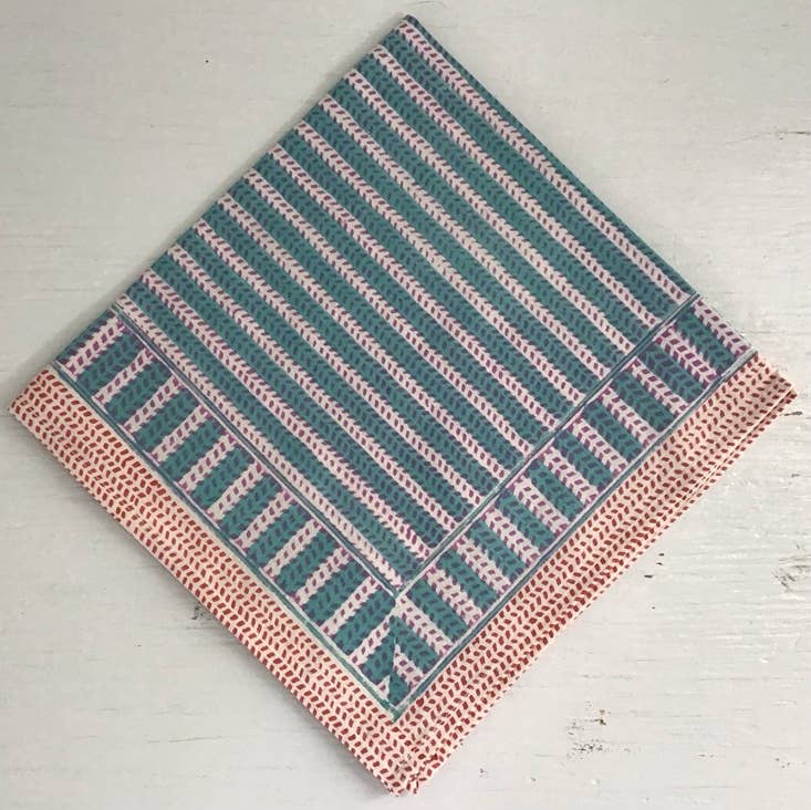 Camelia Stripe Napkin