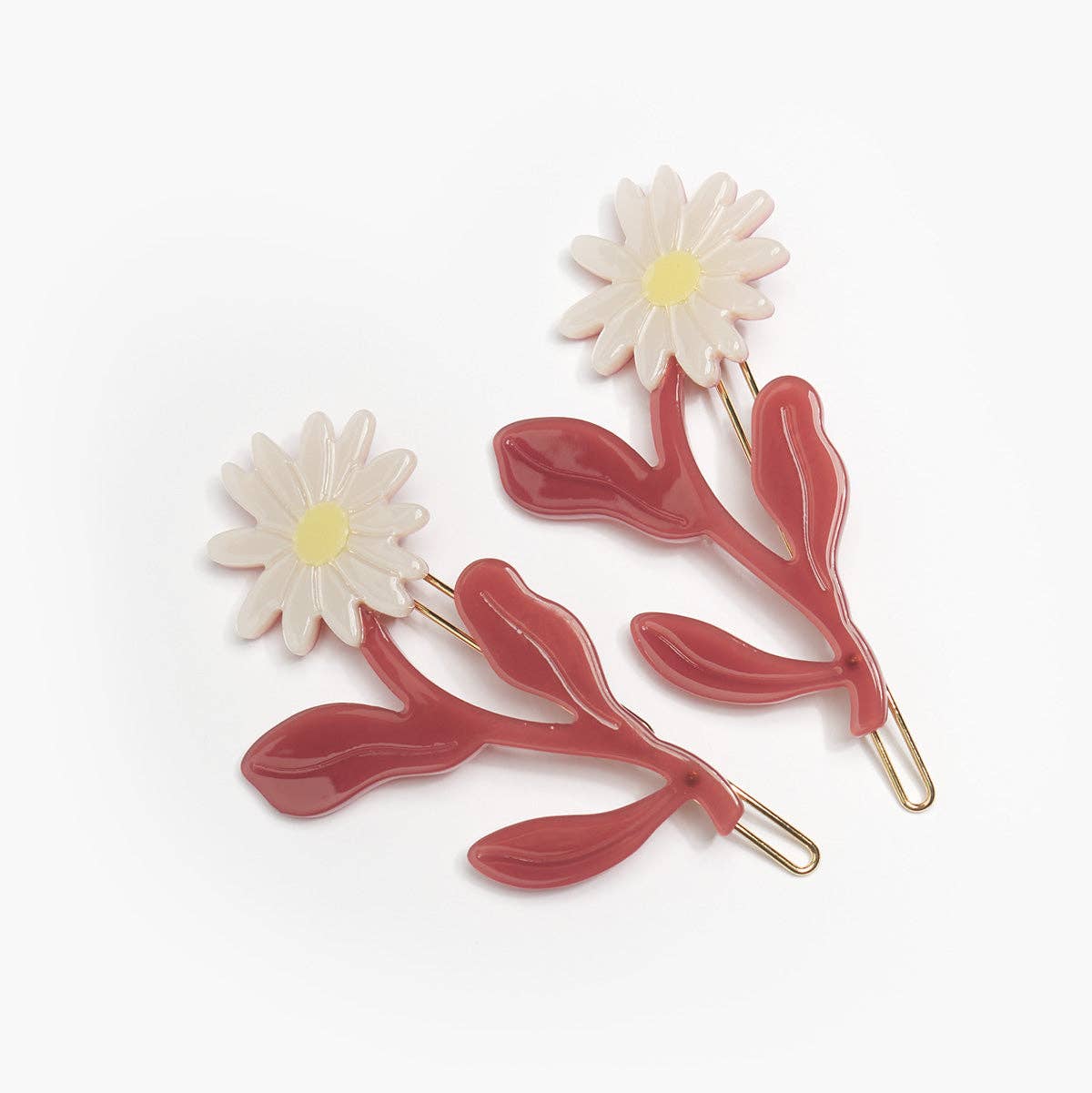 Marguerite Daisy Flower Barrettes