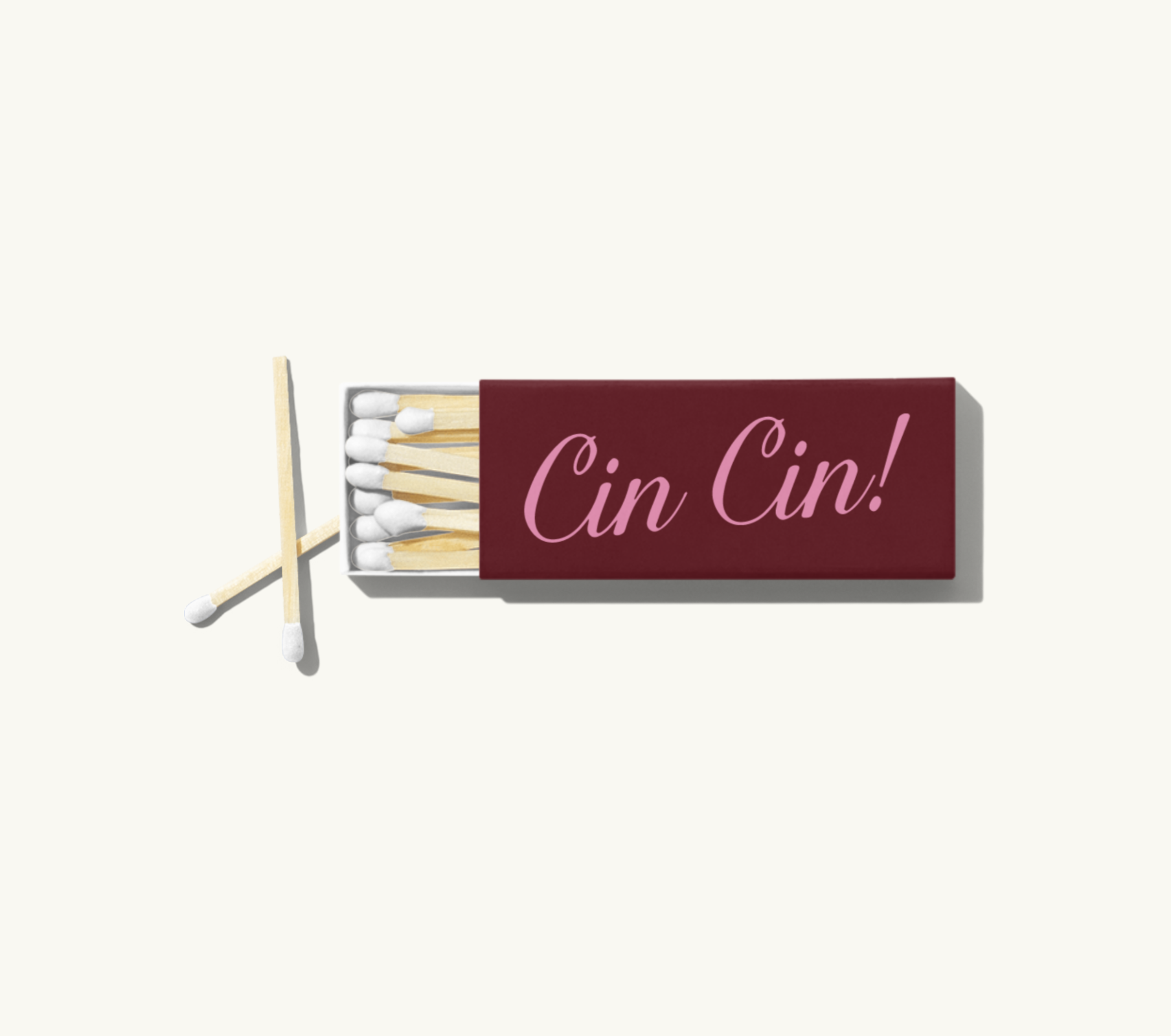 "Cin Cin" Matches - Everyday Lipstick Matchbox