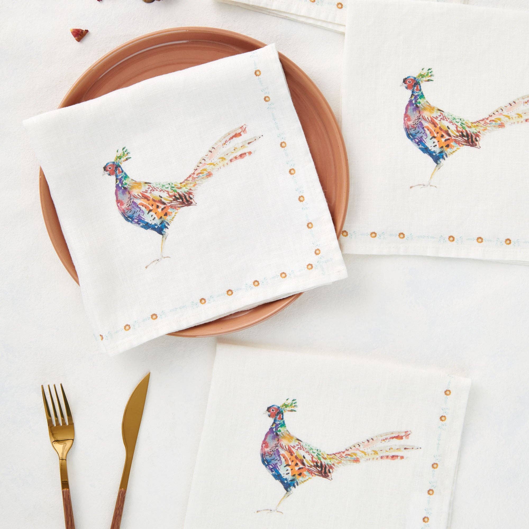 Pheasants Cocktail Napkins