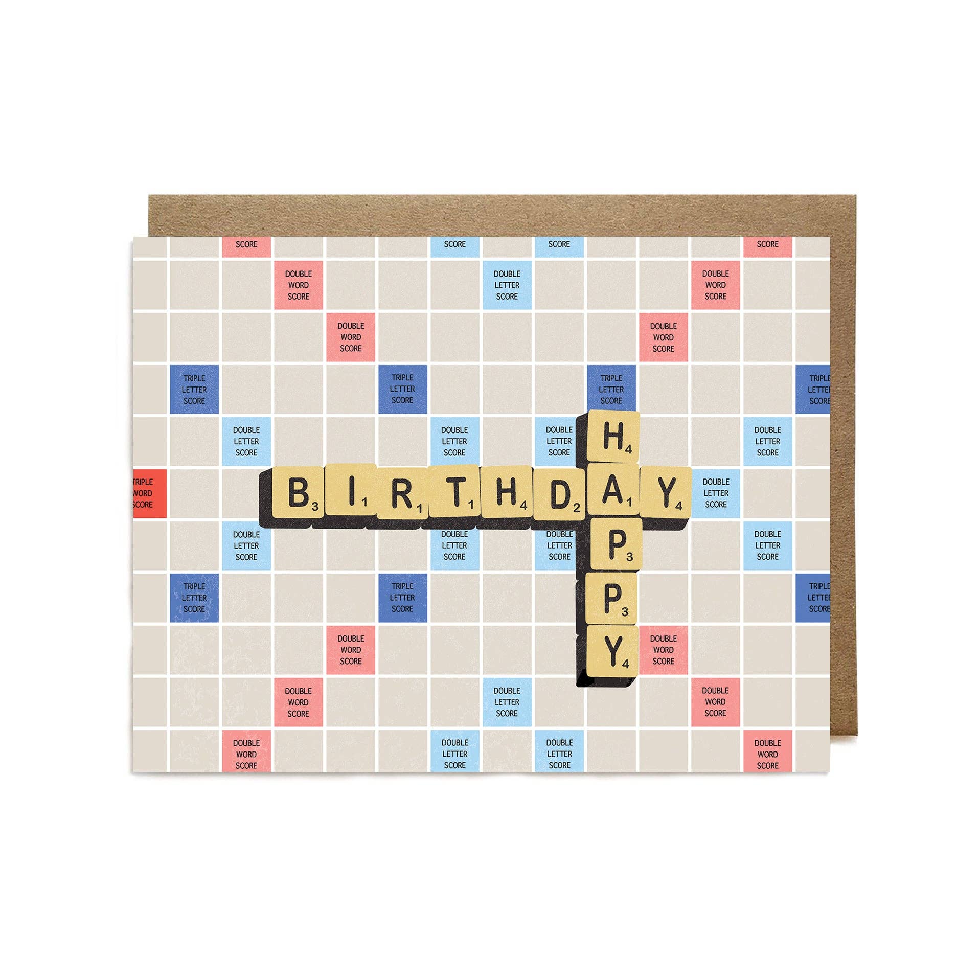 Birthday Scrabble Card