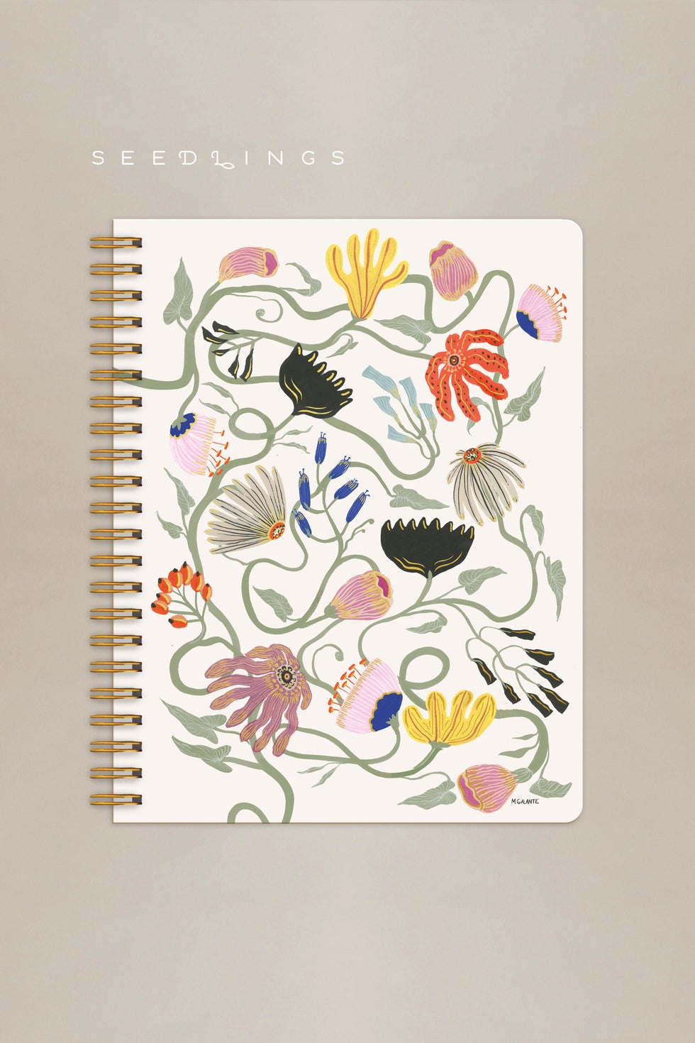 Francis Floral 8.5x11 Notebook