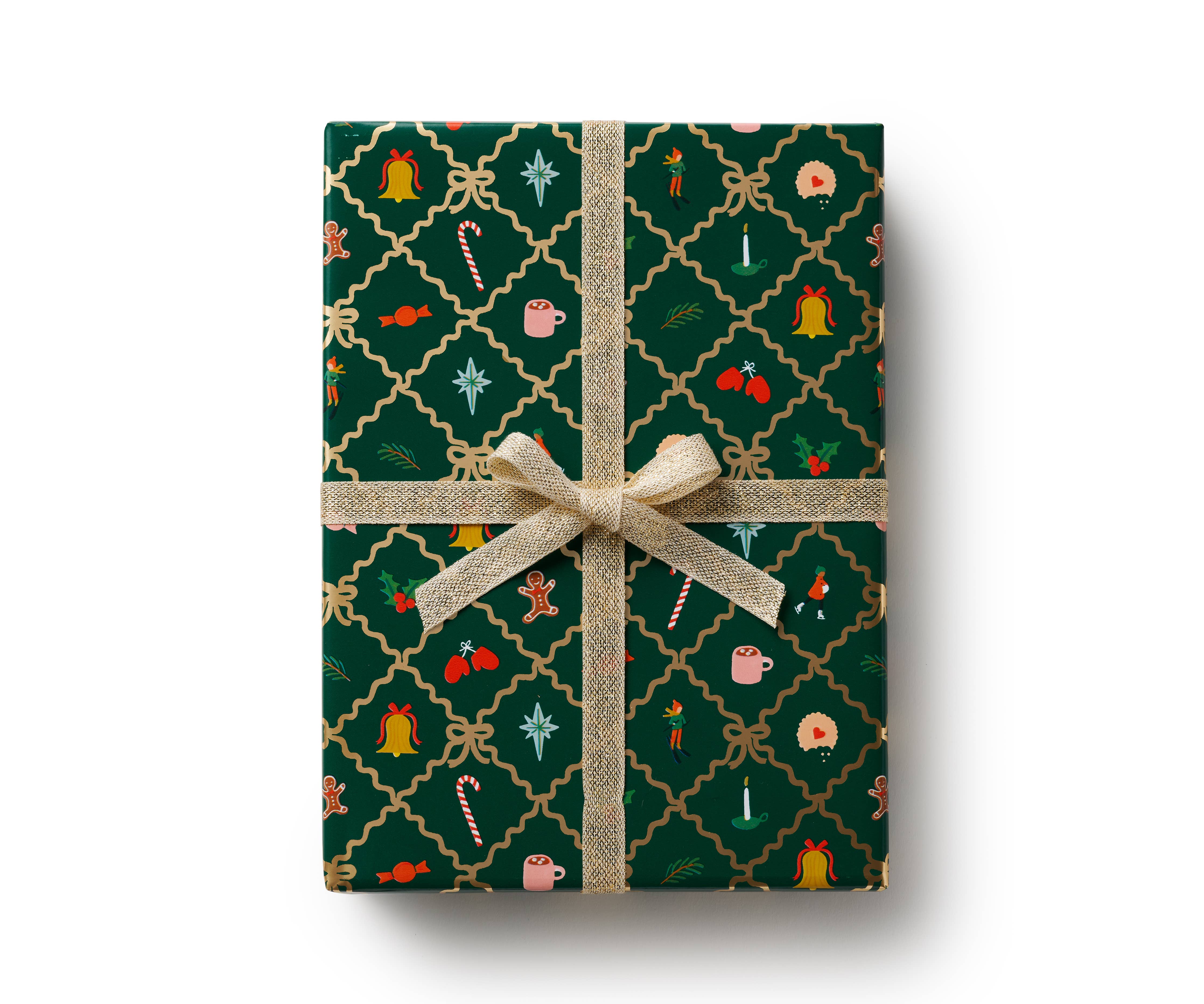 Holiday Argyle Wrapping Paper