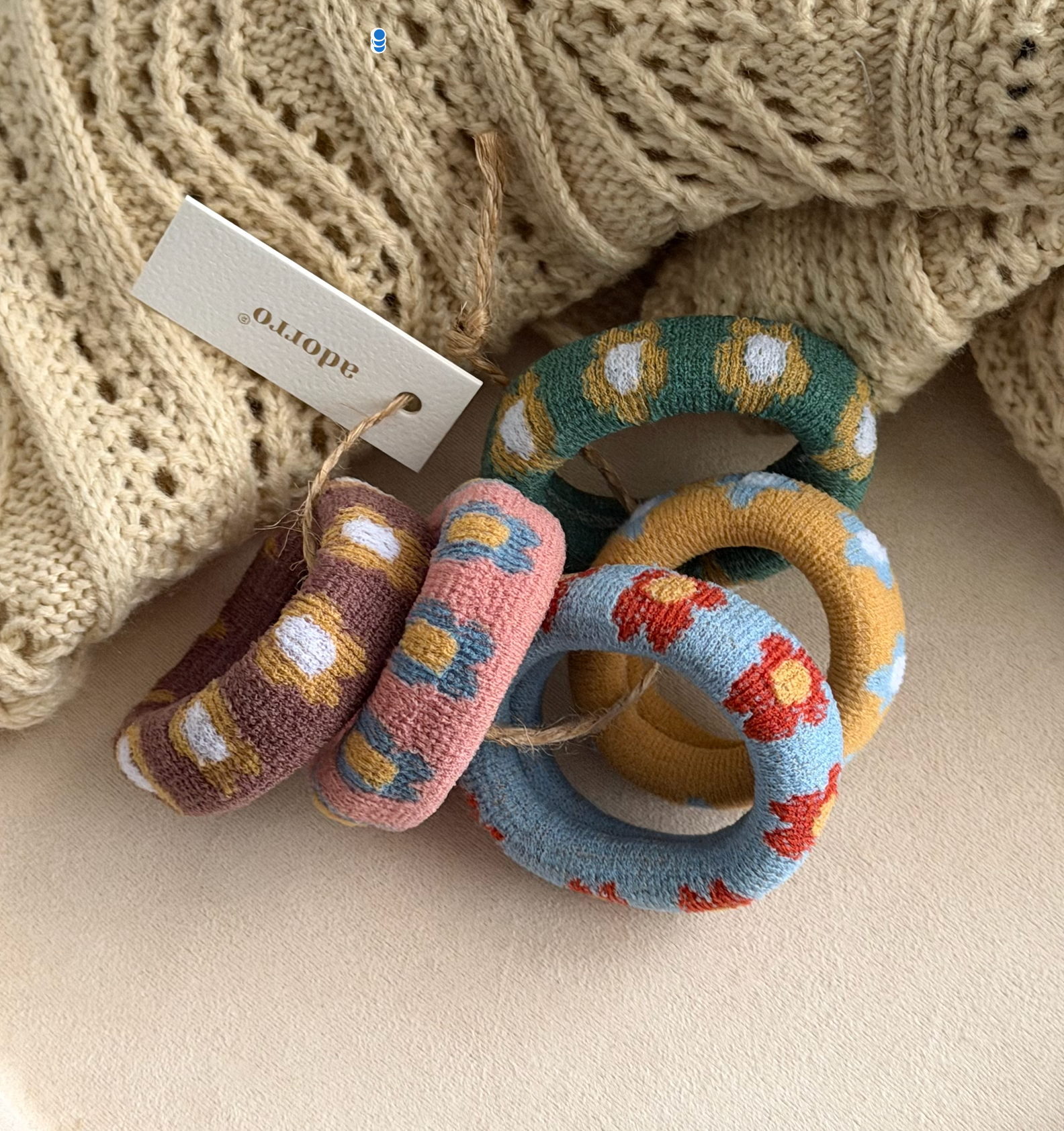 Flower Hair Ties