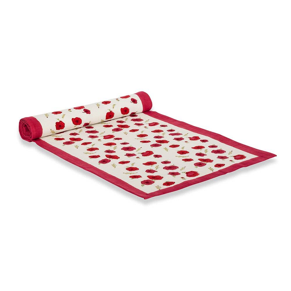 Poppies Table Runner