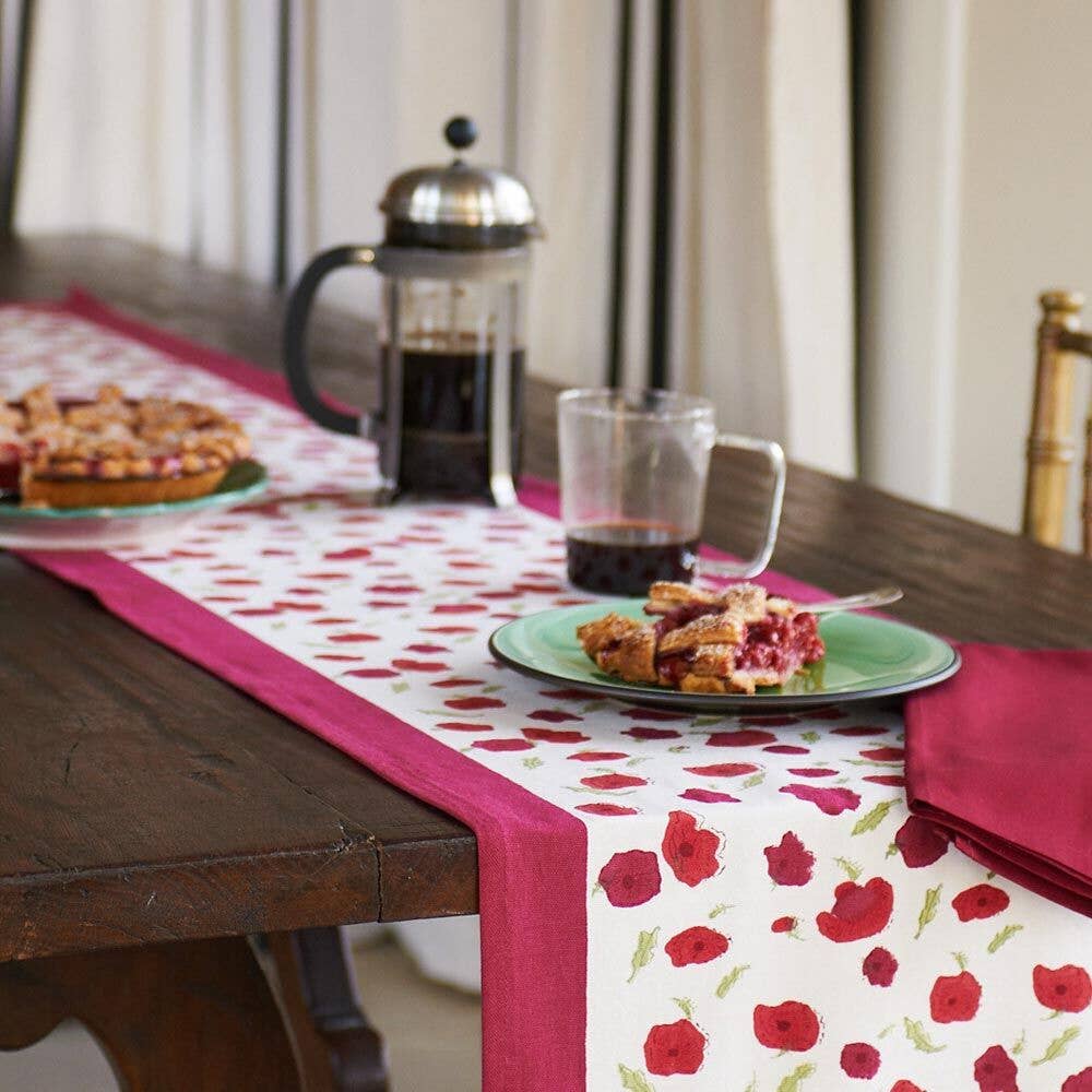 Poppies Table Runner