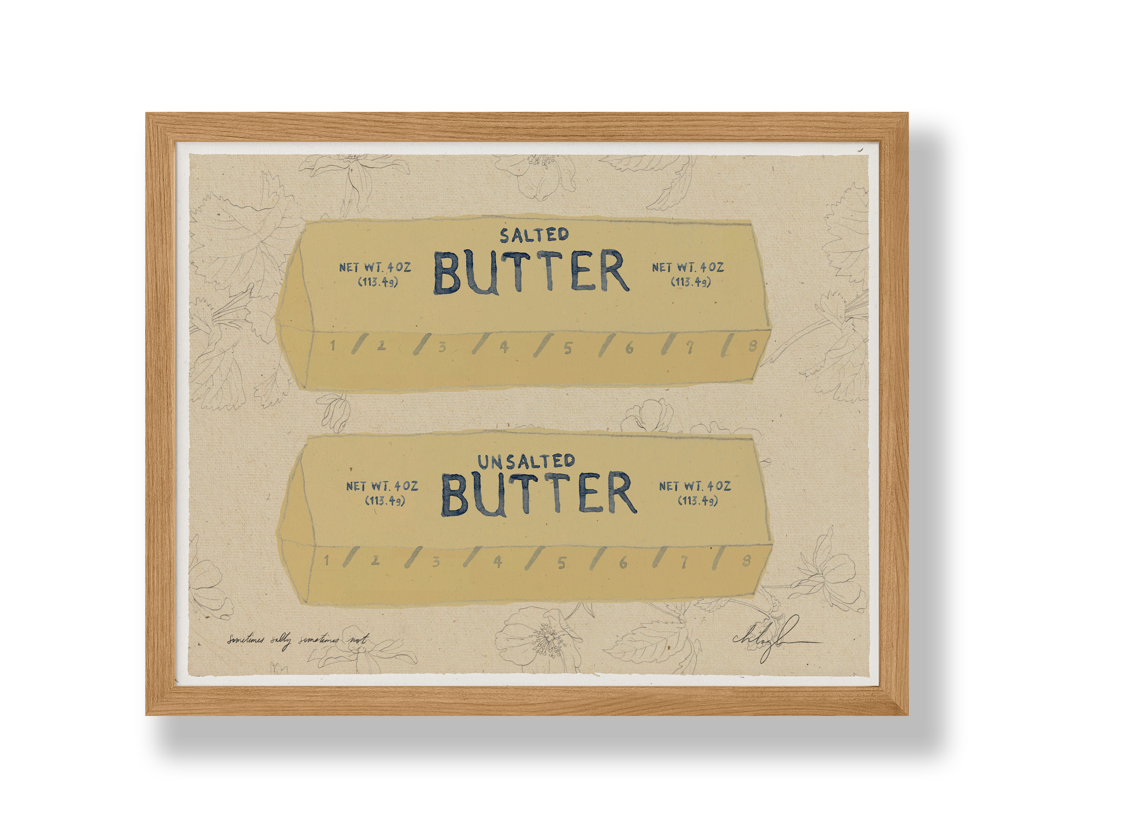 Sometimes Salty Print