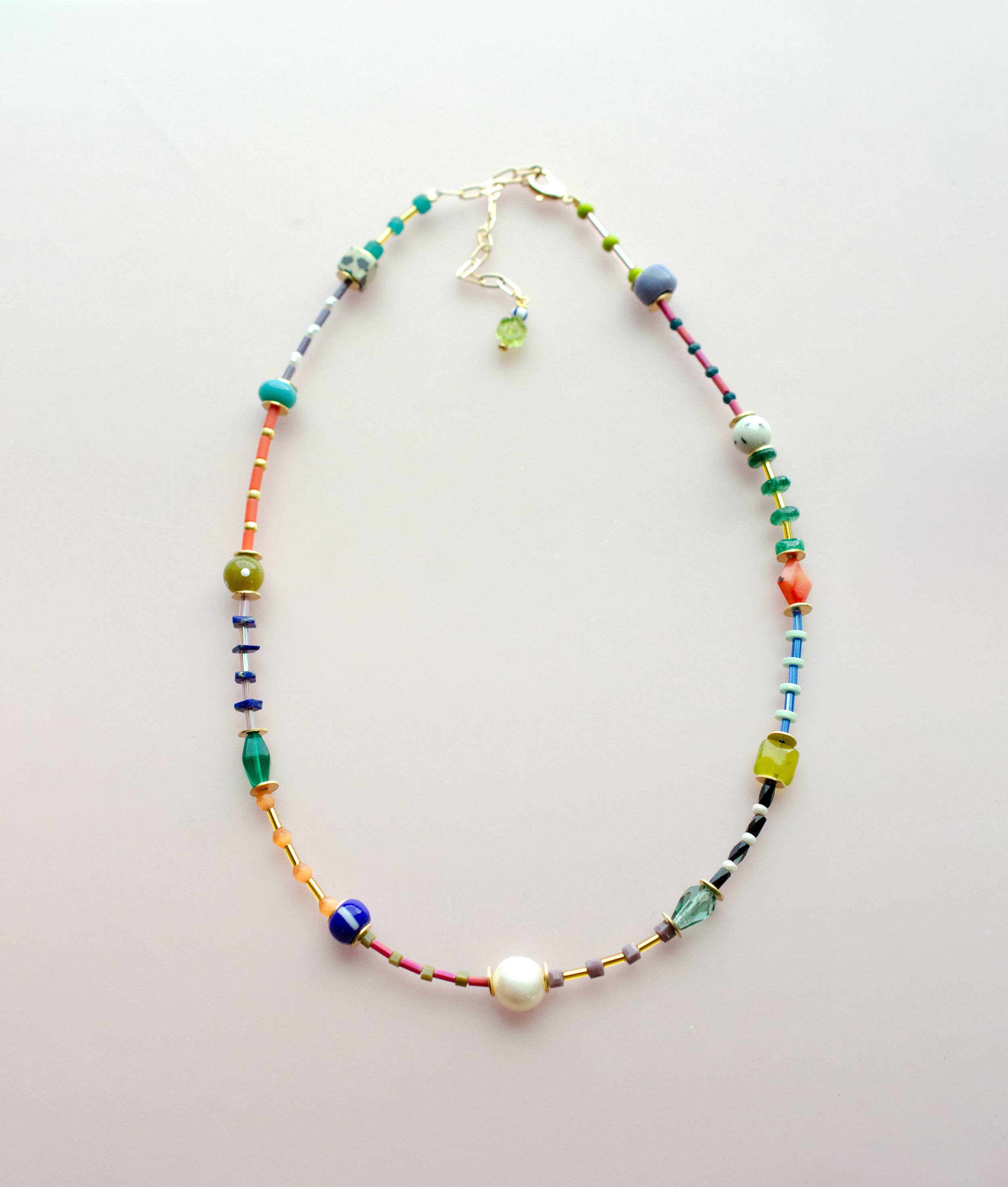 Beaded Prism Friendship Necklace