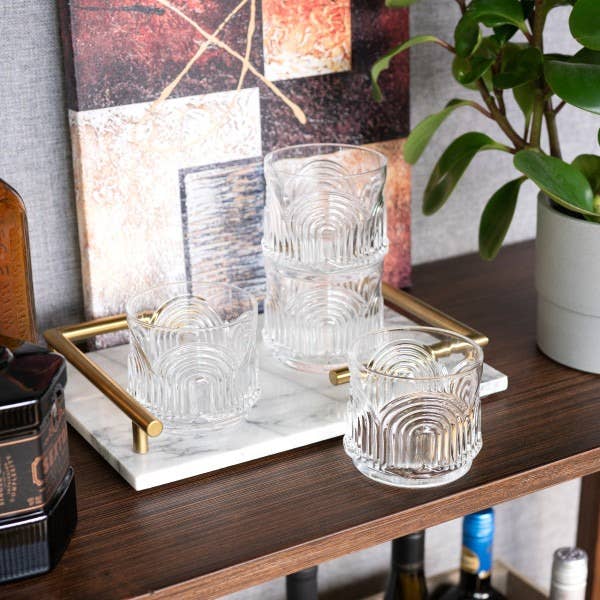 Deco Beau Crystal Tumbler