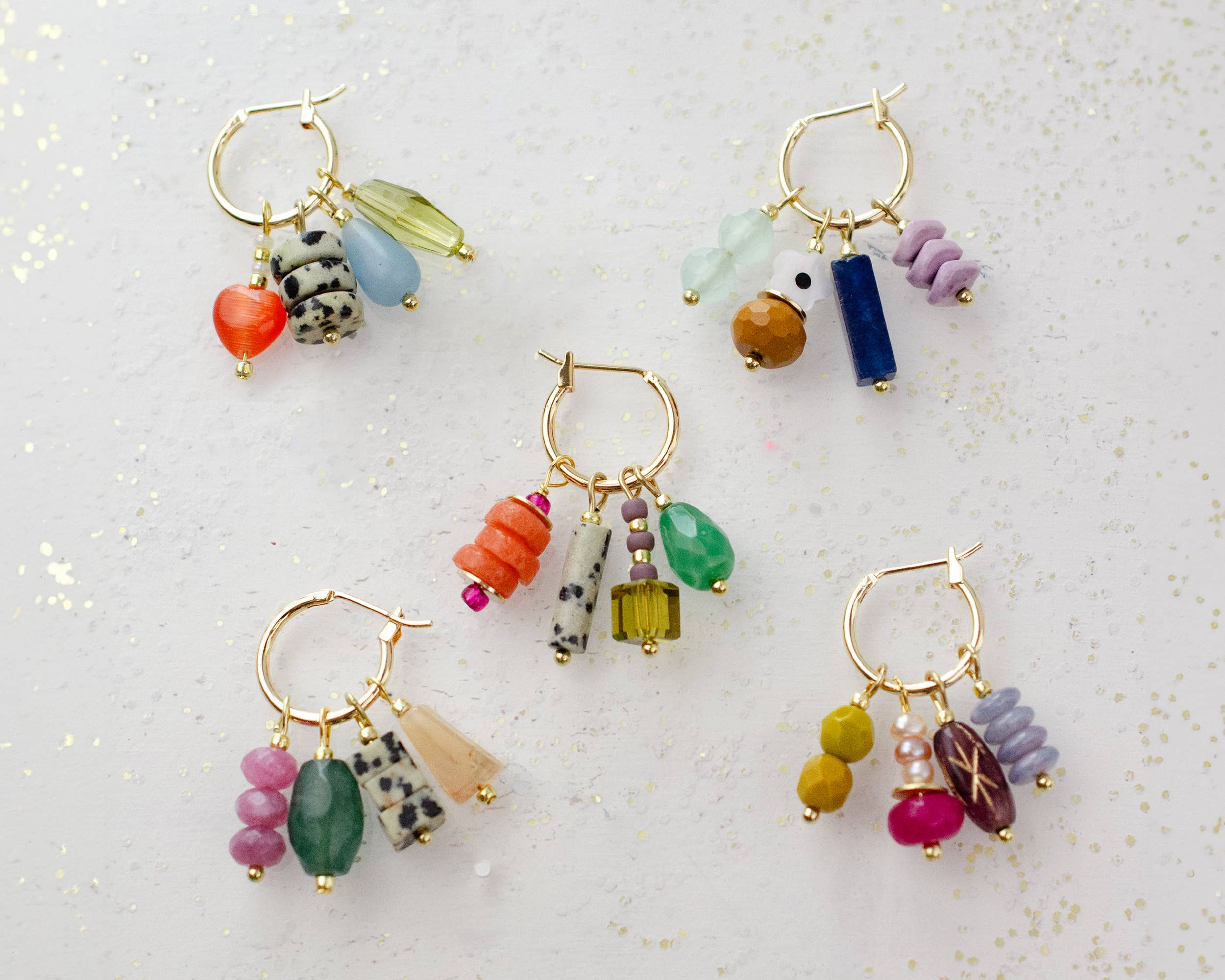 Rhea Mix and Match Charm Earrings