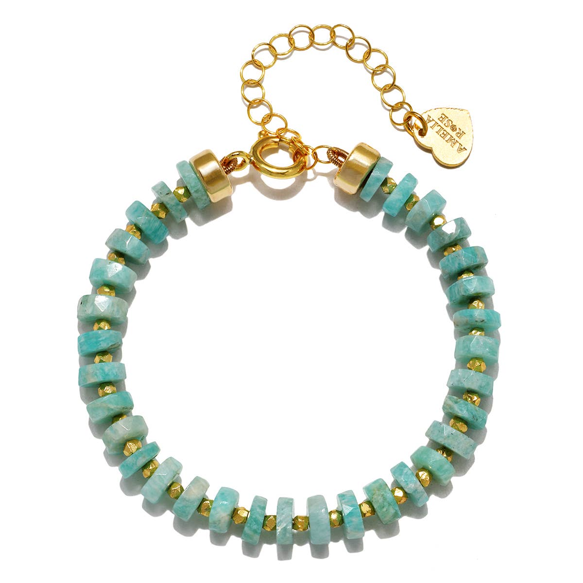 Peruvian Opal Heishi Bracelet