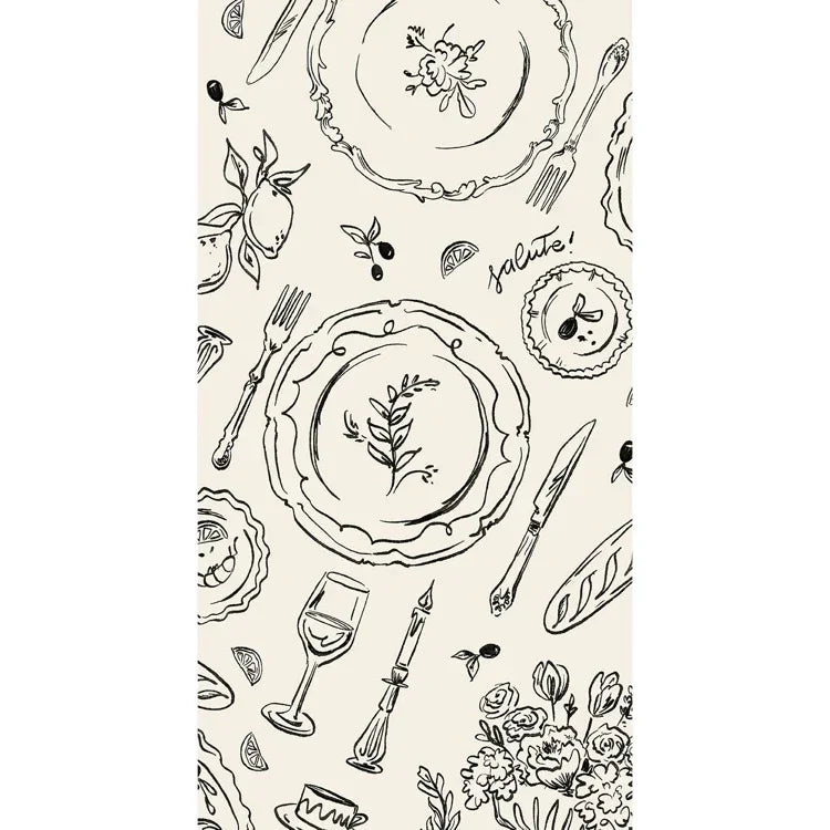 Illustrated Guest Napkins