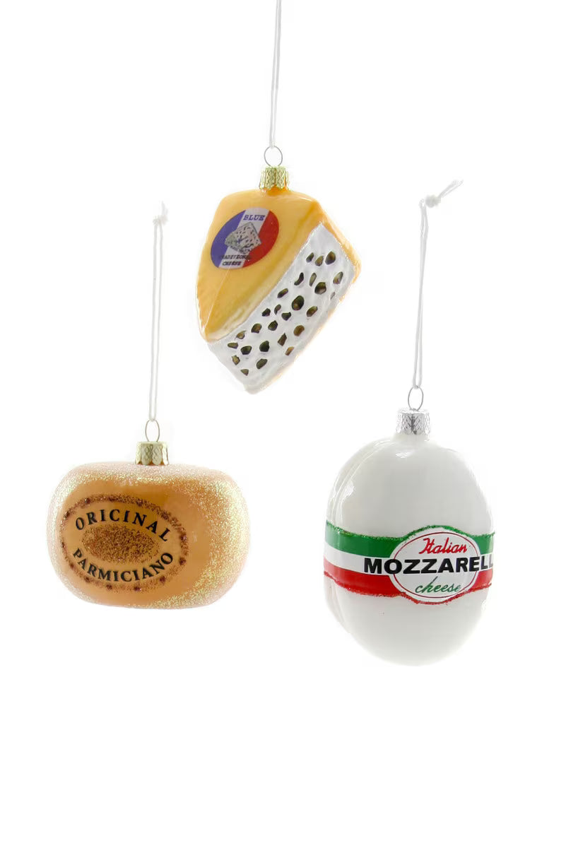 Assorted Cheeses Ornaments