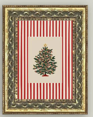 Red Stripe Tree - 5x7