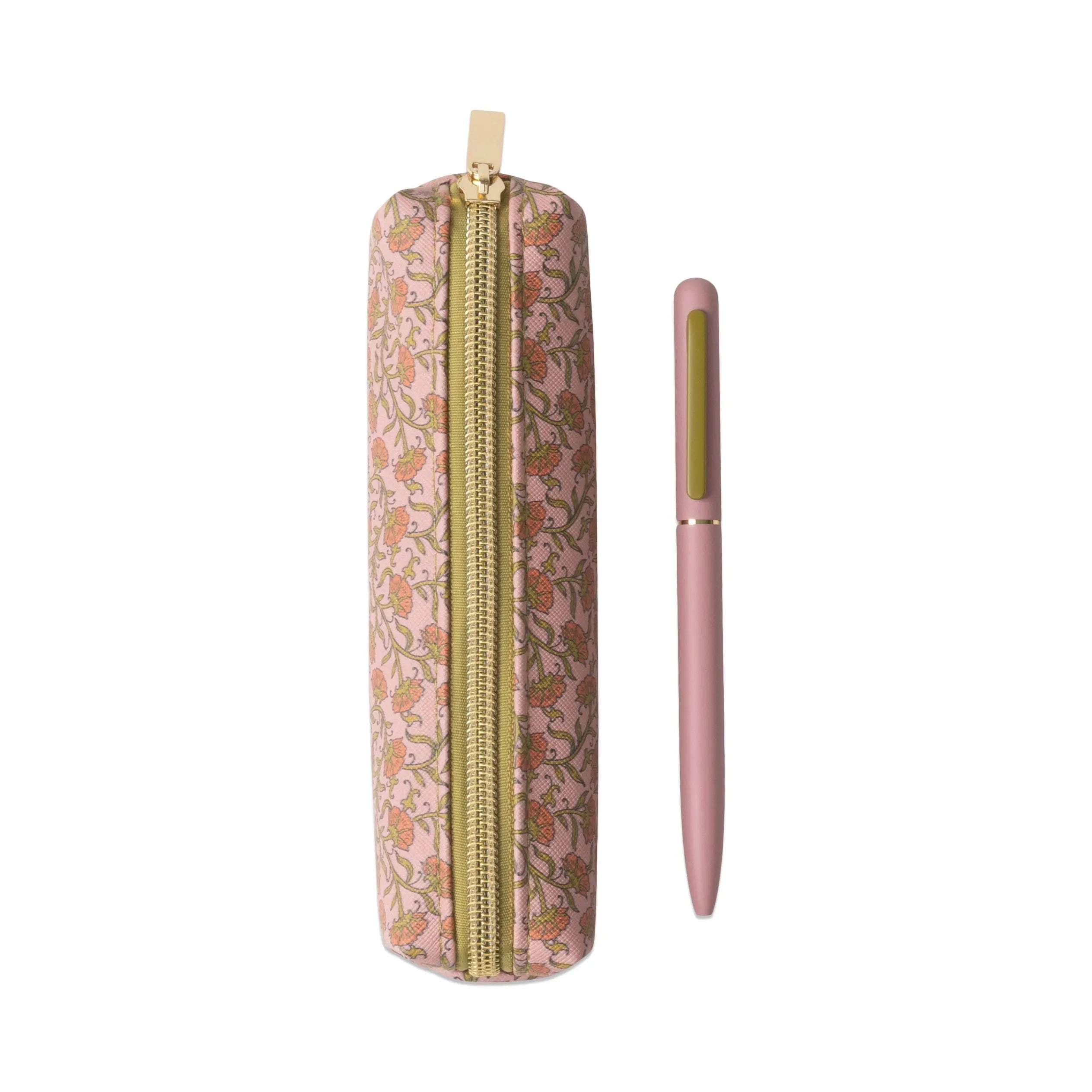 Pen & Pouch Set Vintage Floral