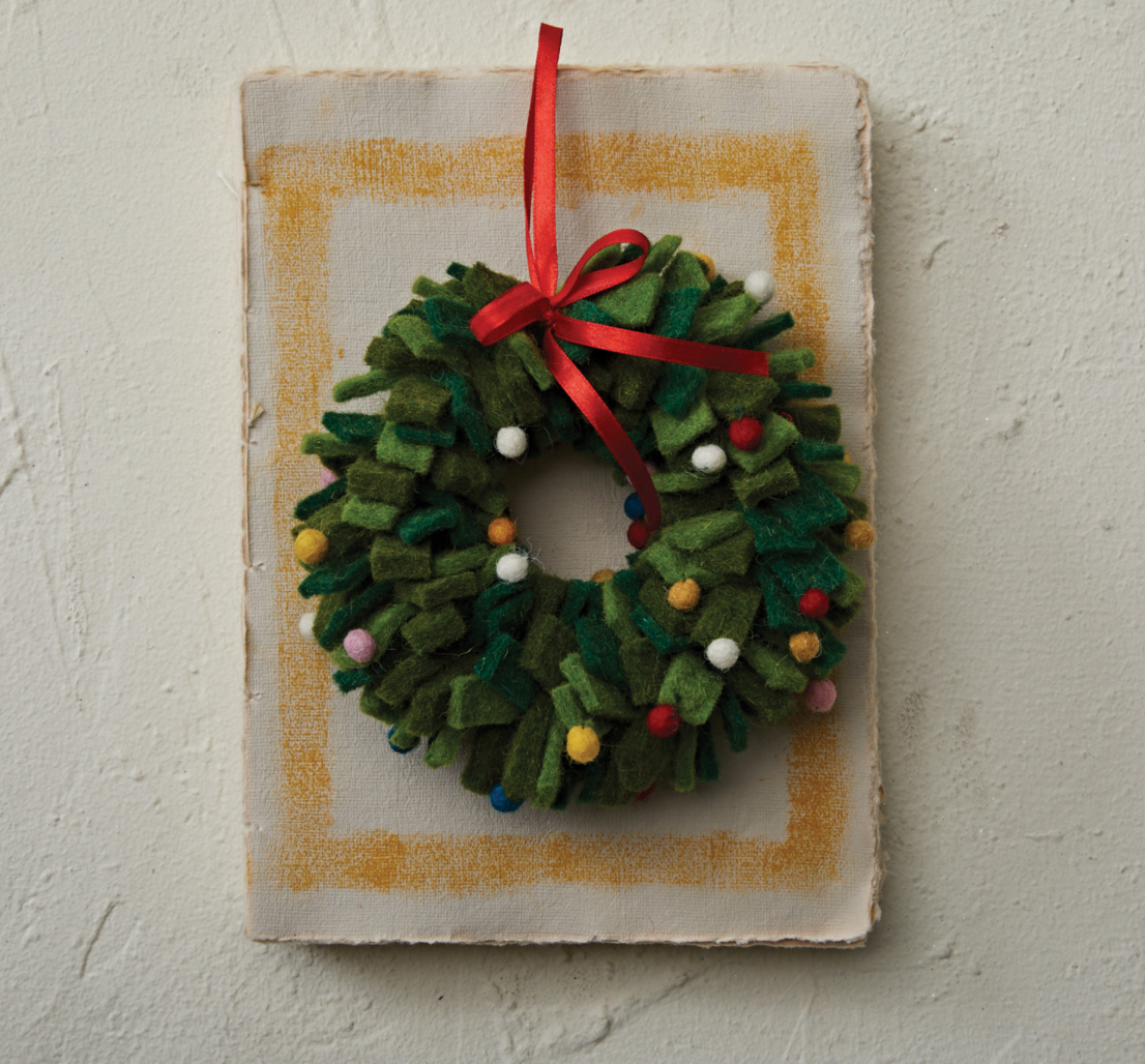 Felt Wreath Ornament