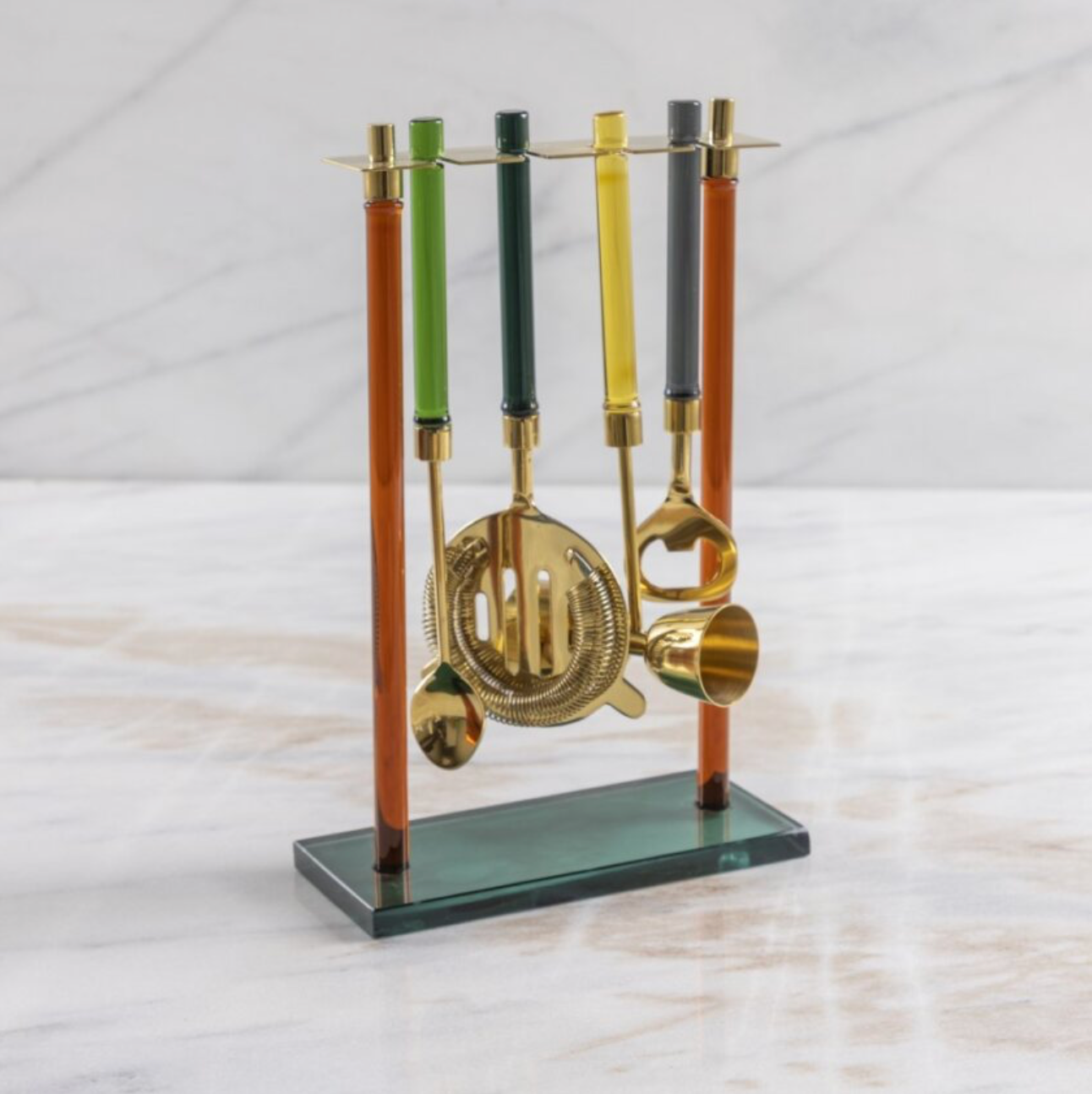Jewel Glass Hanging Bar Tools