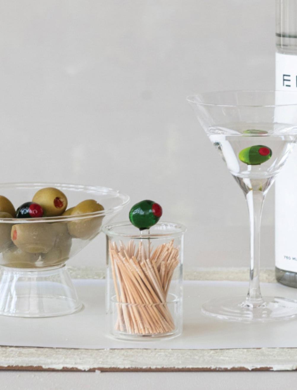 Olive Toothpick Holder