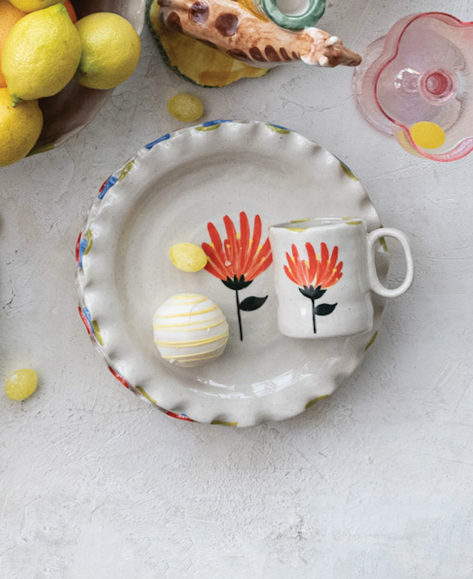 Bloom Ruffle Plate