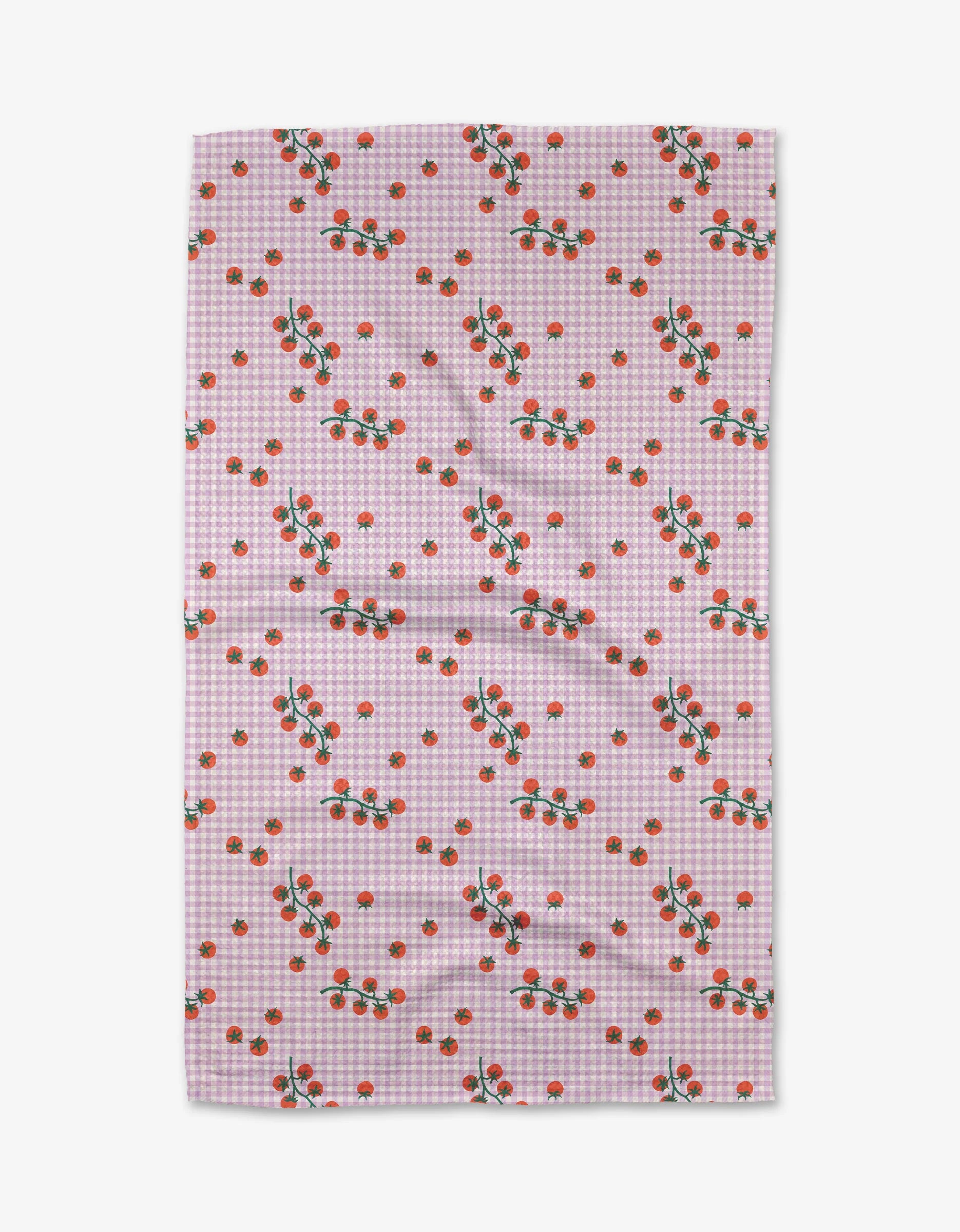 Tomato Gingham Tea Towel