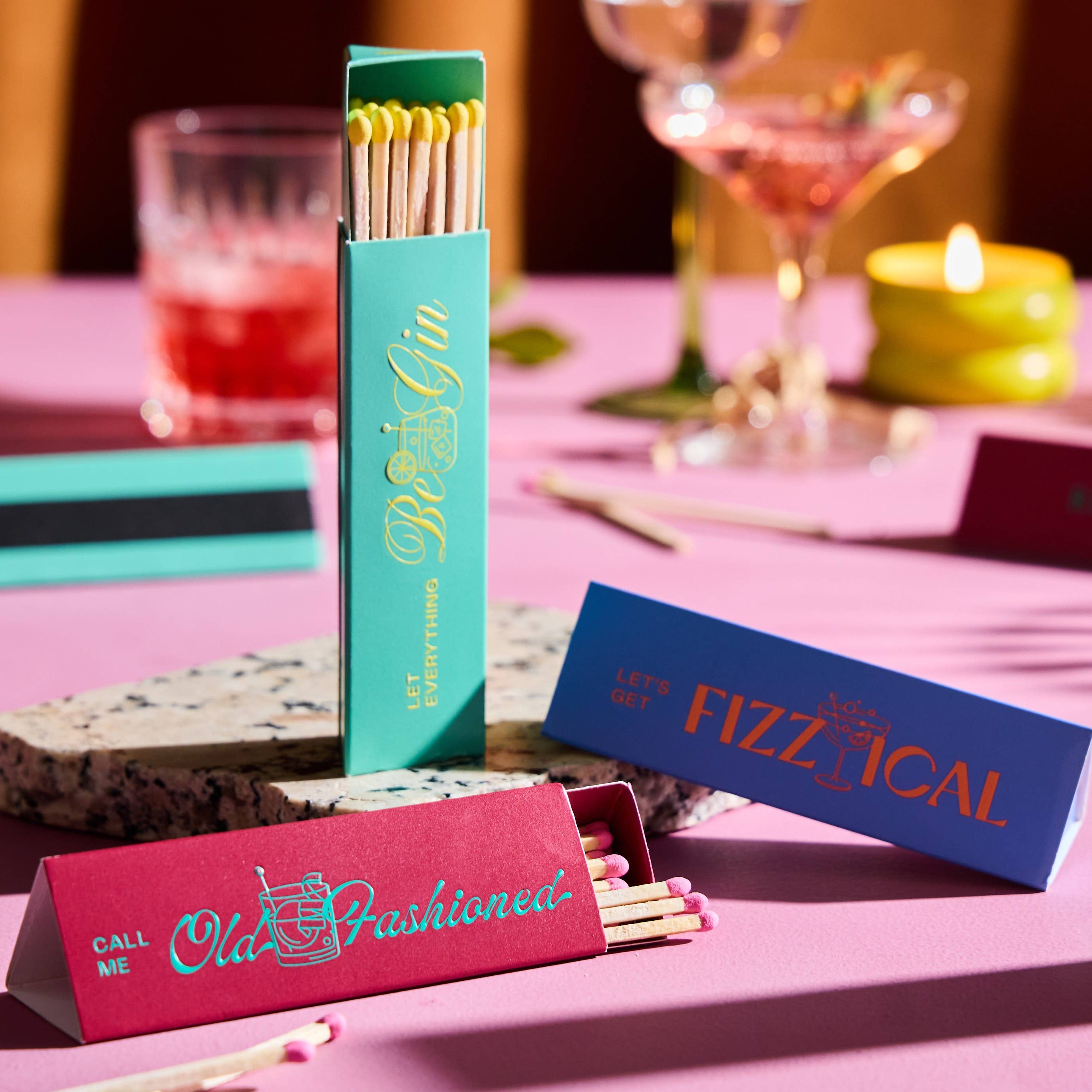 Cocktail Hour Matchbox