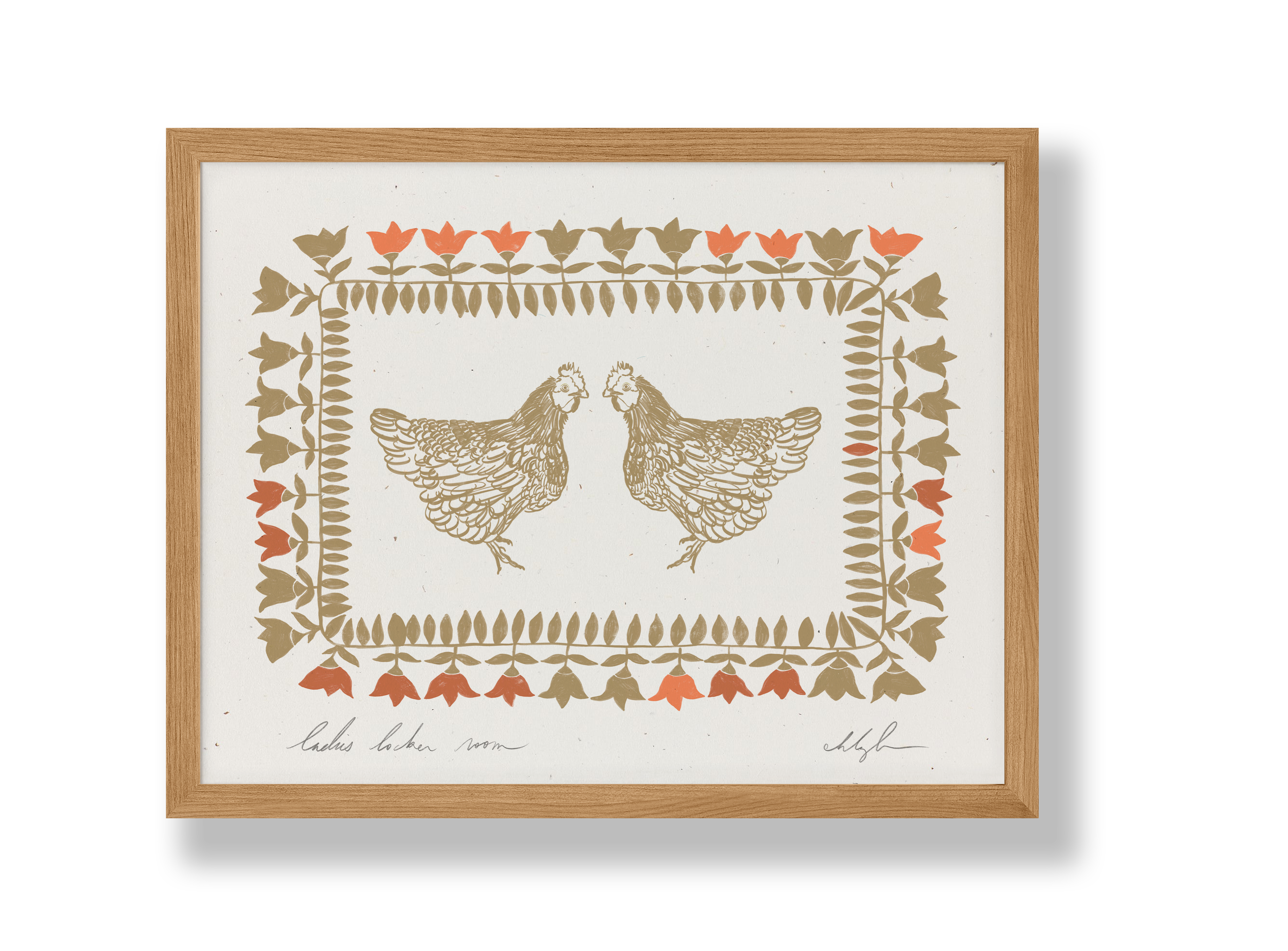 Girl's Locker Room Print