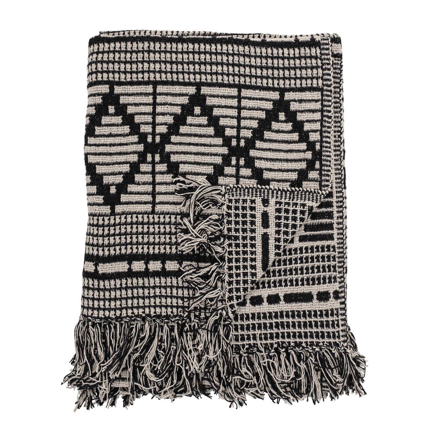 Diamond Jacquard Throw Blanket