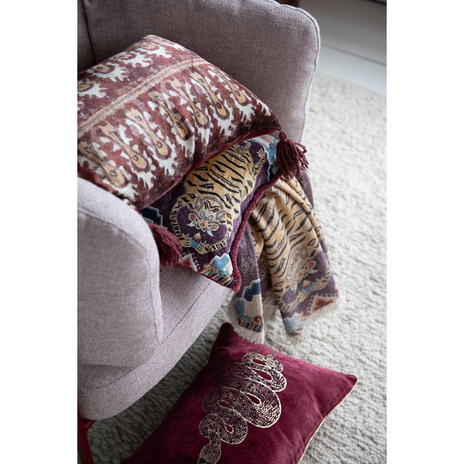 Snake Lumbar Pillow