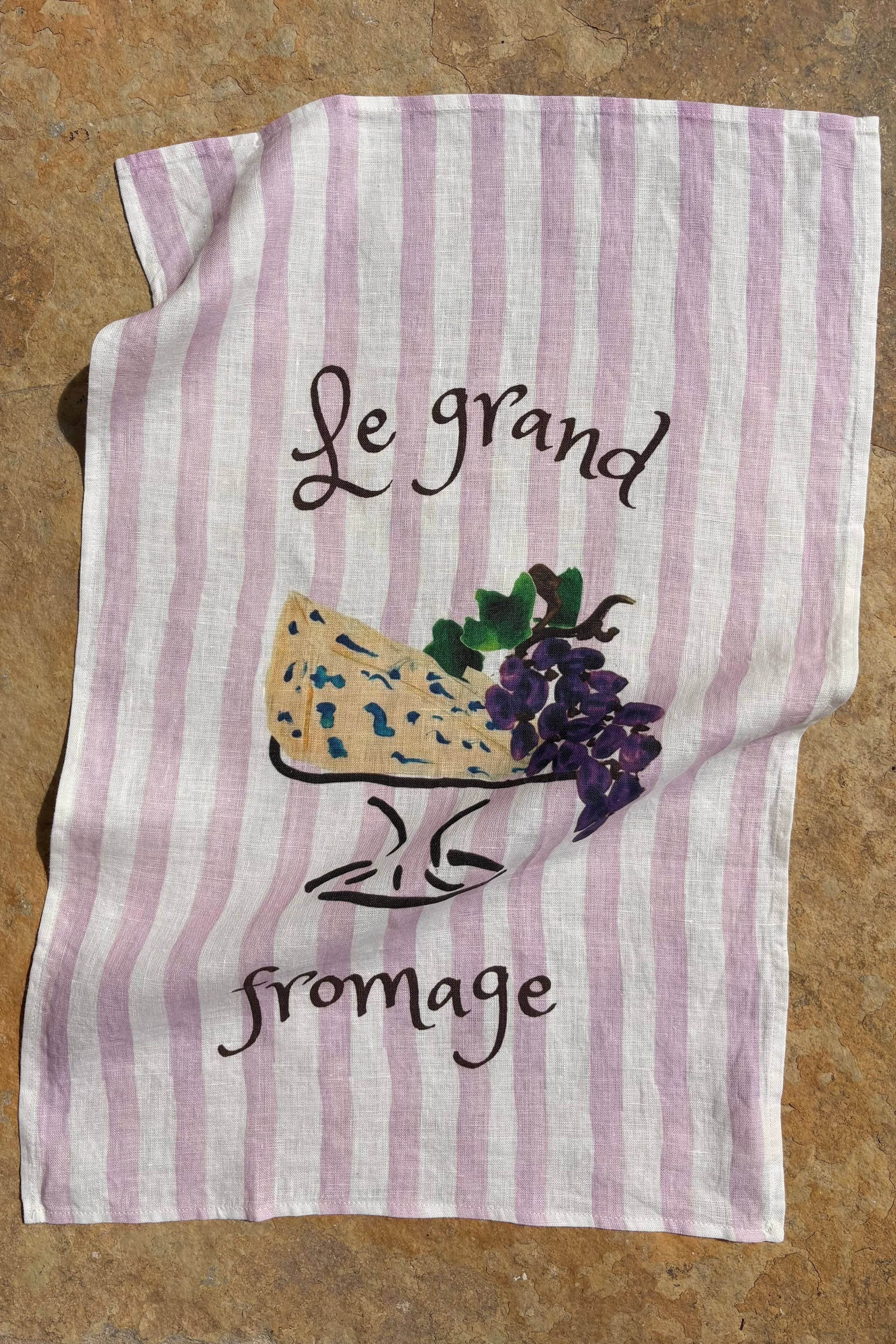 Le Grand Fromage Linen Towel