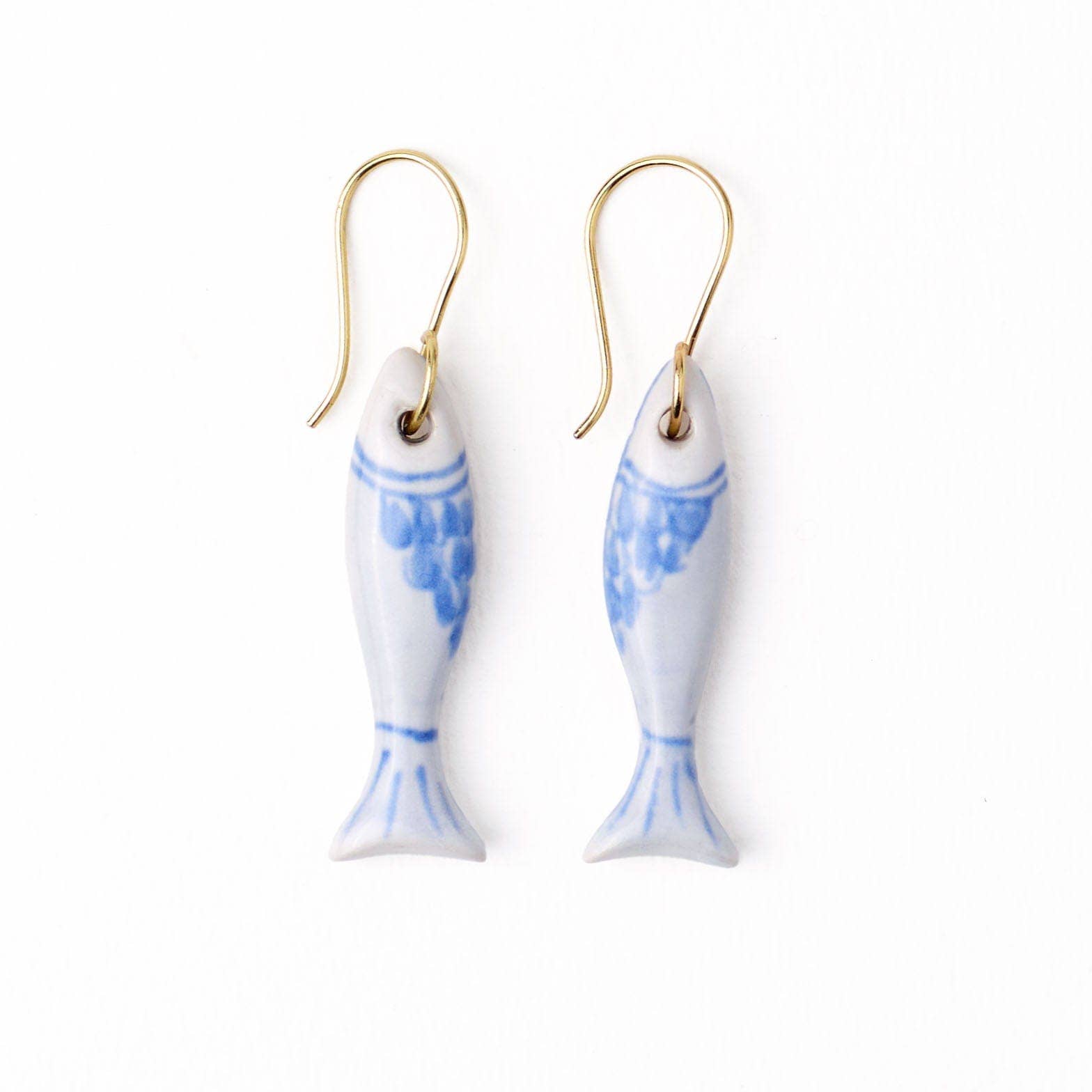 Ceramic Fish Earrings